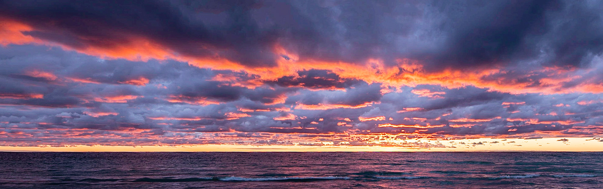 Clouds on Fire II - Lake Michigan - Onekama, MI