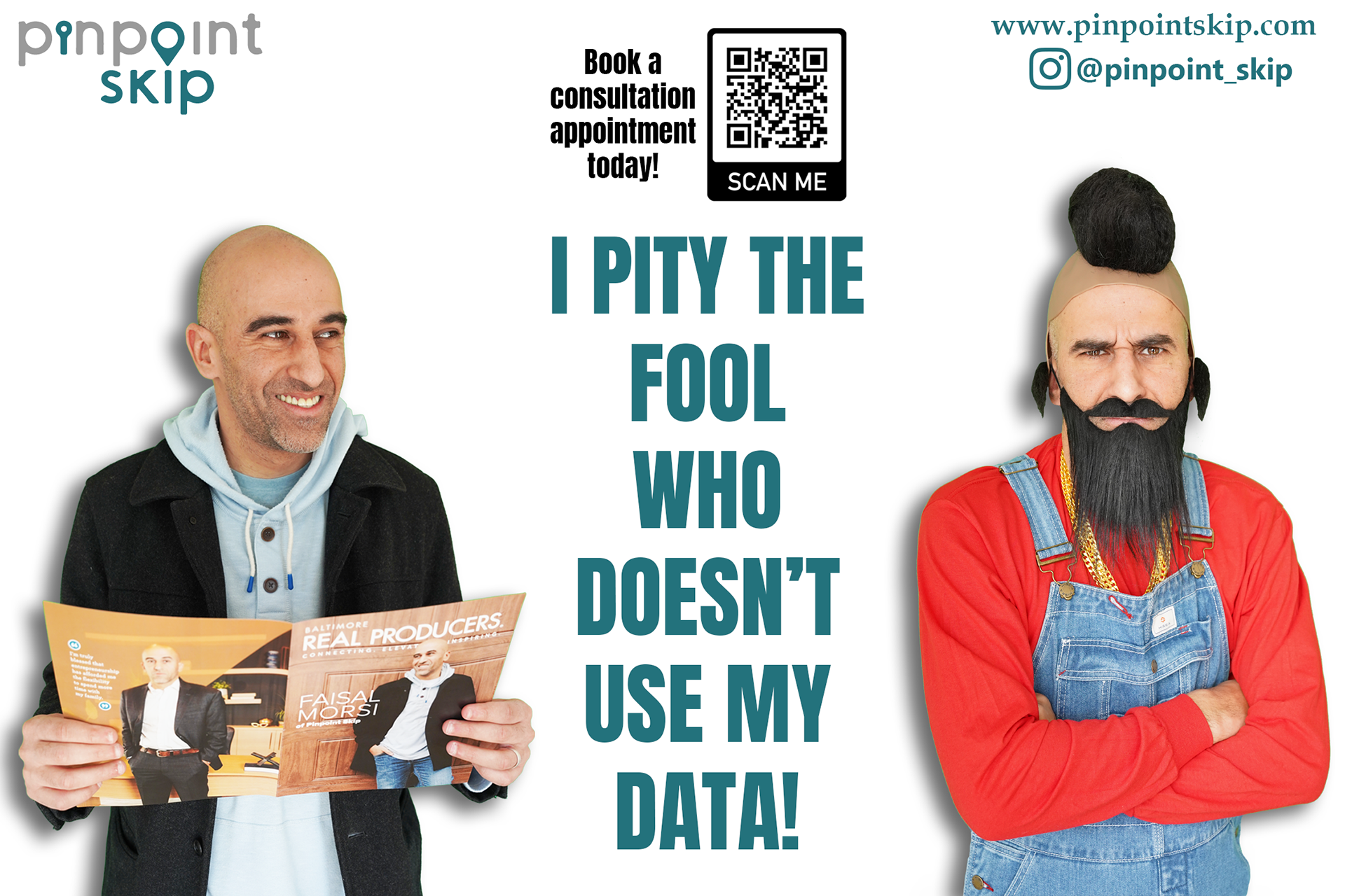 Baltimore Real Producers Magazine Ad for Pinpoint Skip