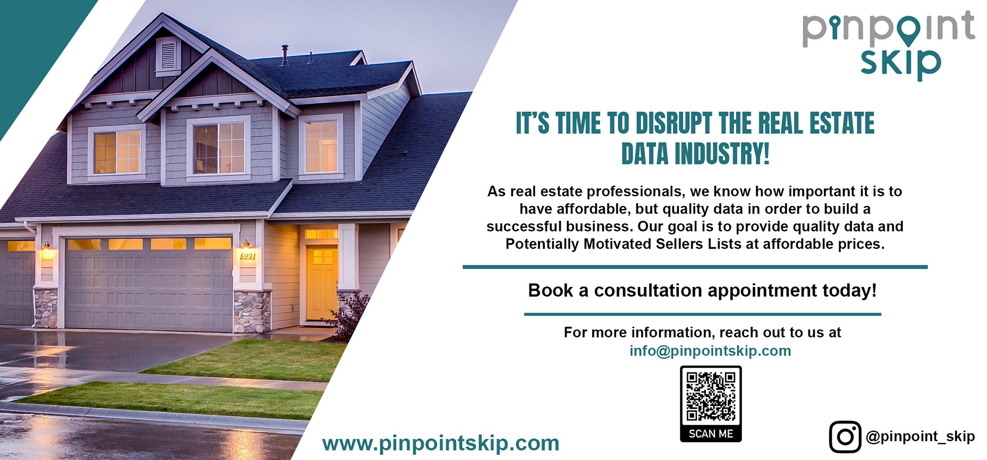 Baltimore Real Producers Magazine Ad for Pinpoint Skip