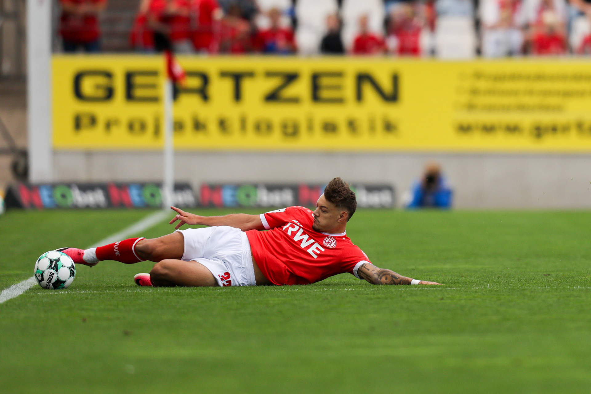 Rot-Weiss Essen vs. FC Viktoria Koeln, Fussball, 3. Liga, 4. Spieltag, Spielzeit 2026/2027, 05.09.2026Foto: Eibner-Pressefoto/Javad Mohammadpour