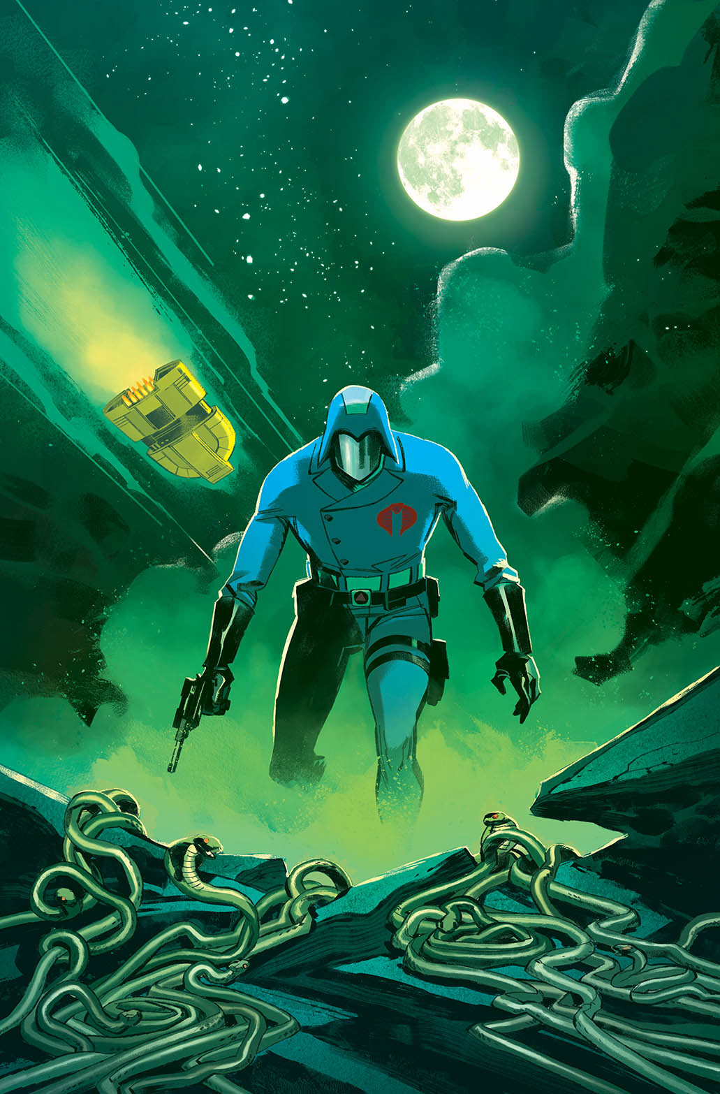 COBRA COMMANDER #1 by Andrea Milana and me ©SkyboundEntertainment