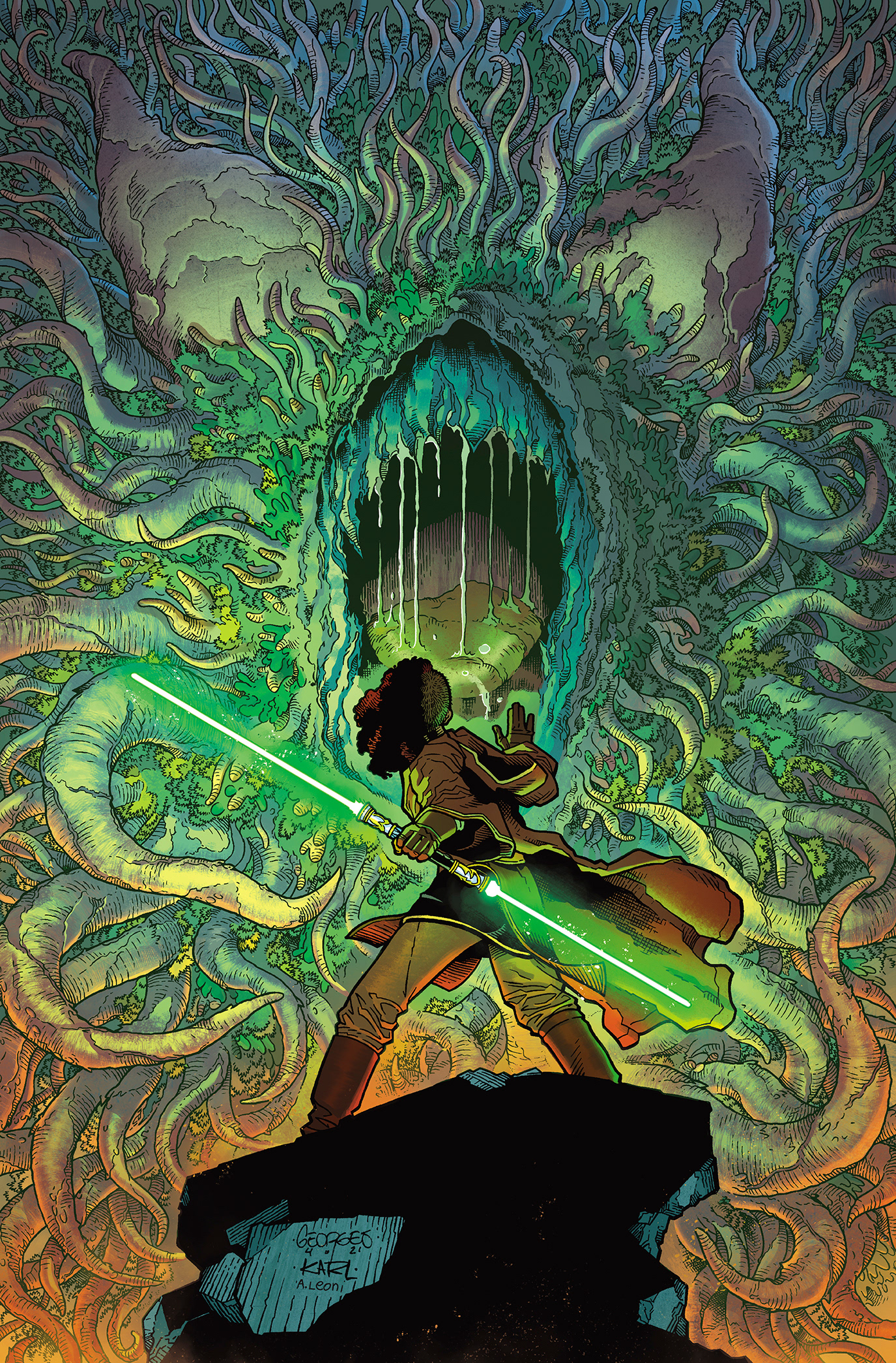 STAR WARS THE HIGH REPUBLIC VARIANT by Georges Jeanty and me  ©MARVEL