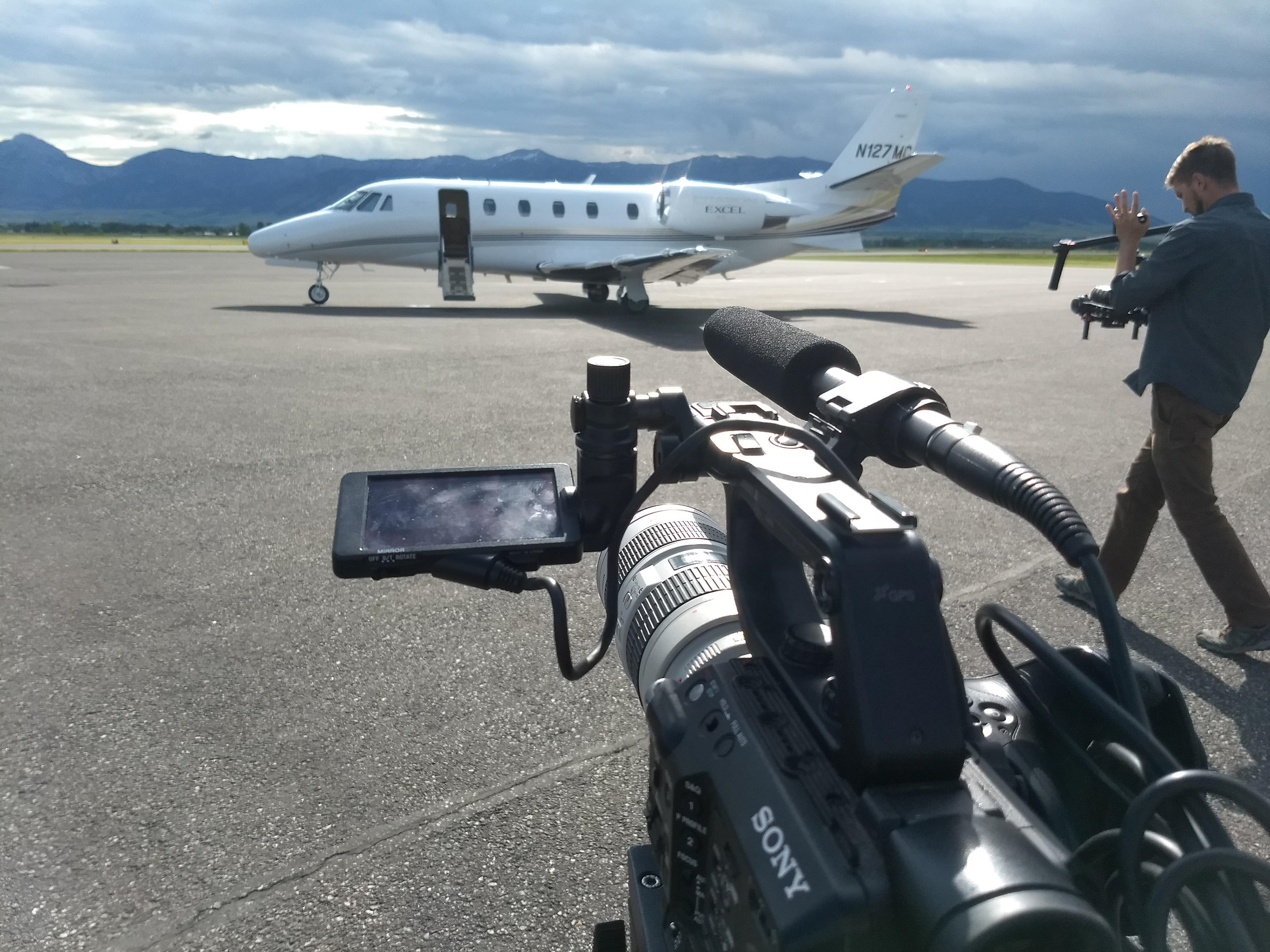 Making marketing videos for Jet companies or whatever else we could sell to the wealthy demographic of Big Sky.