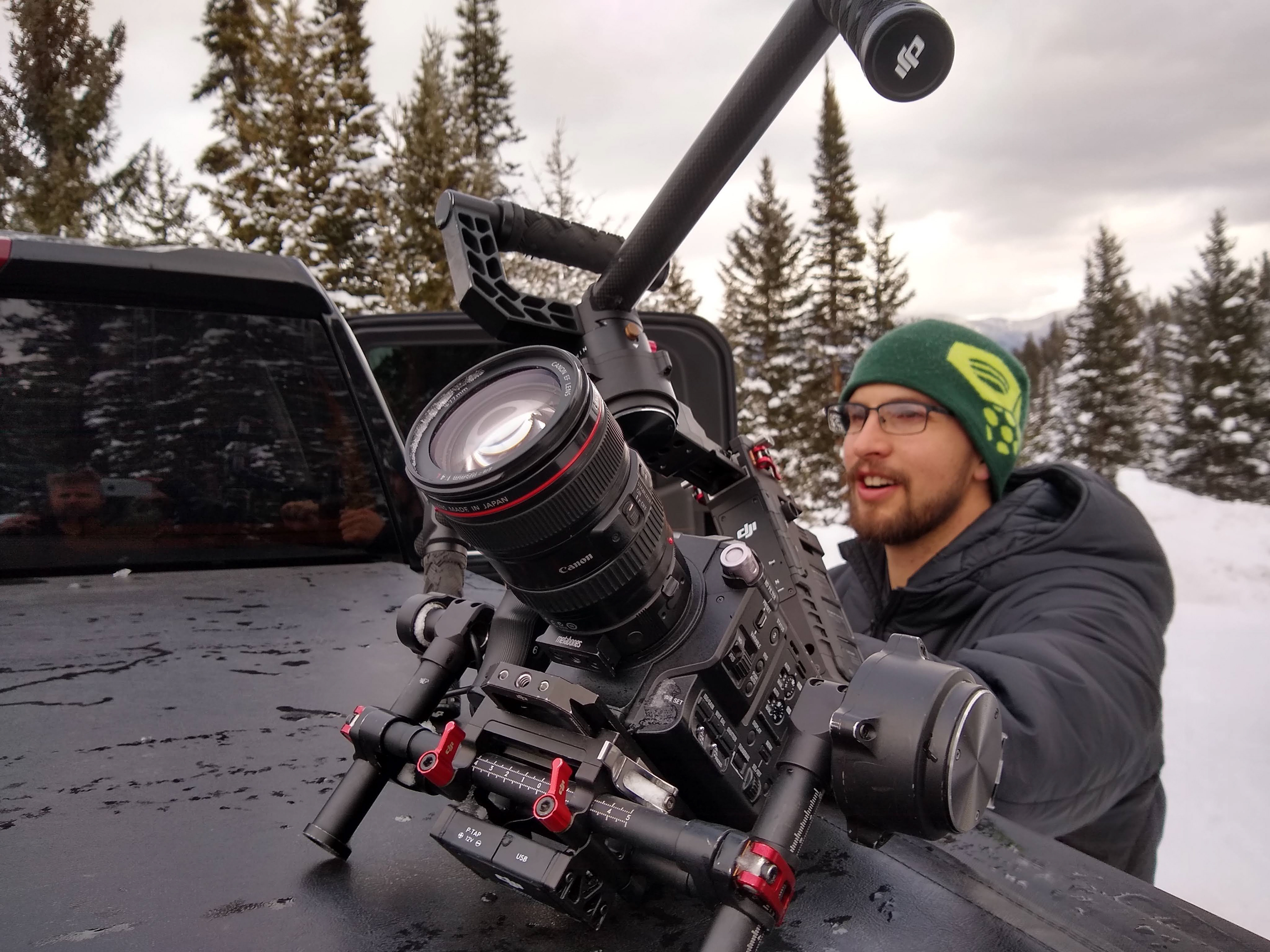 I tagged along with my cinematographer counterpart on many projects.