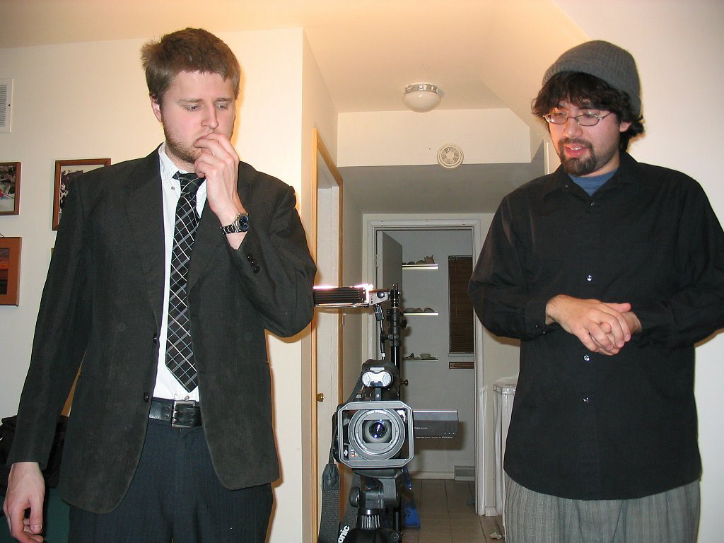 I found some buddies who were in film school and helped them with their projects and got to borrow the schools lights.