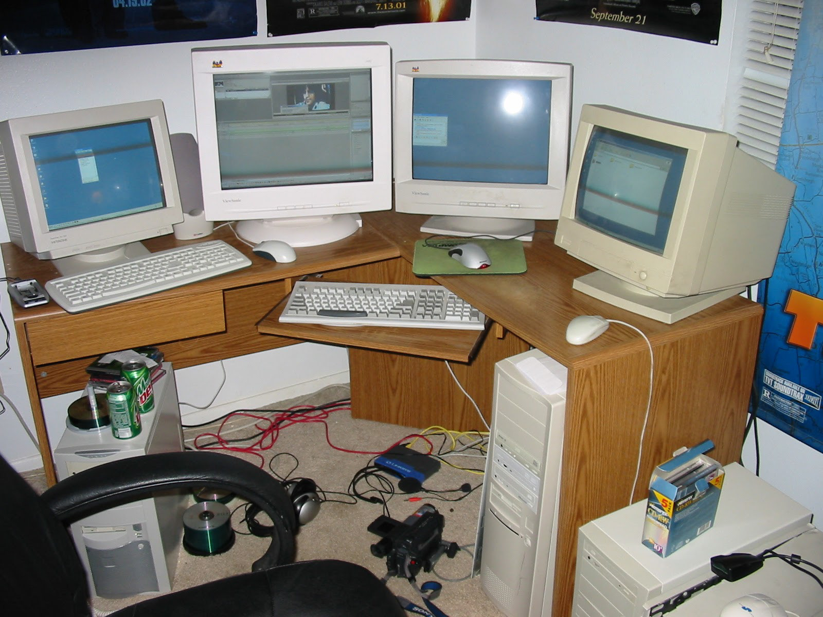 I built my first computers and started editing in Premiere 6.0 in the early 2000s. 
