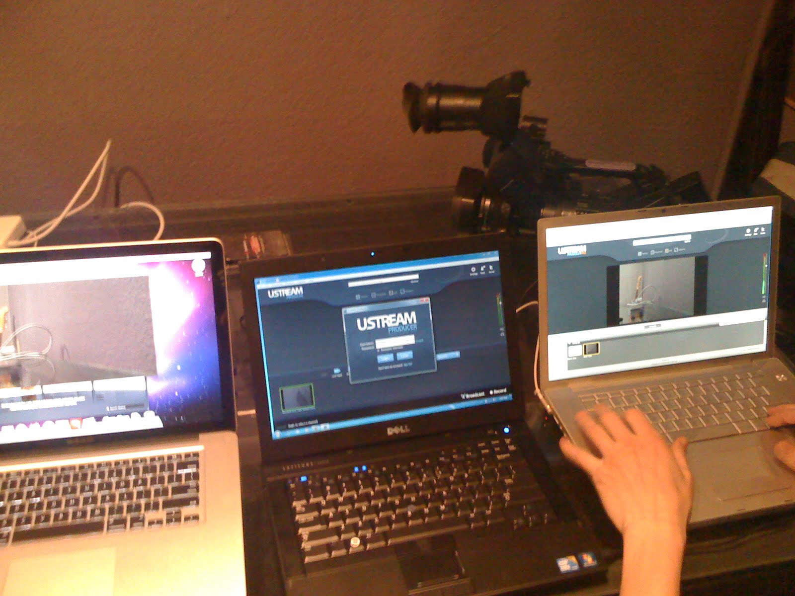 Livestreaming took a lot more effort back then.