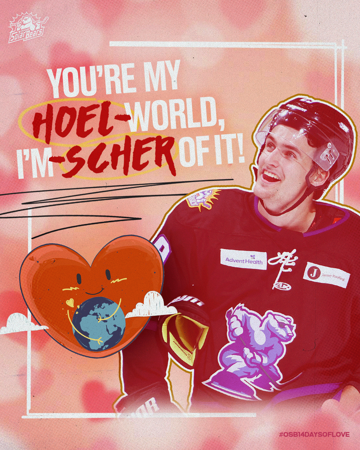 It's you and me, that's my HOEL(scher) world 🌎