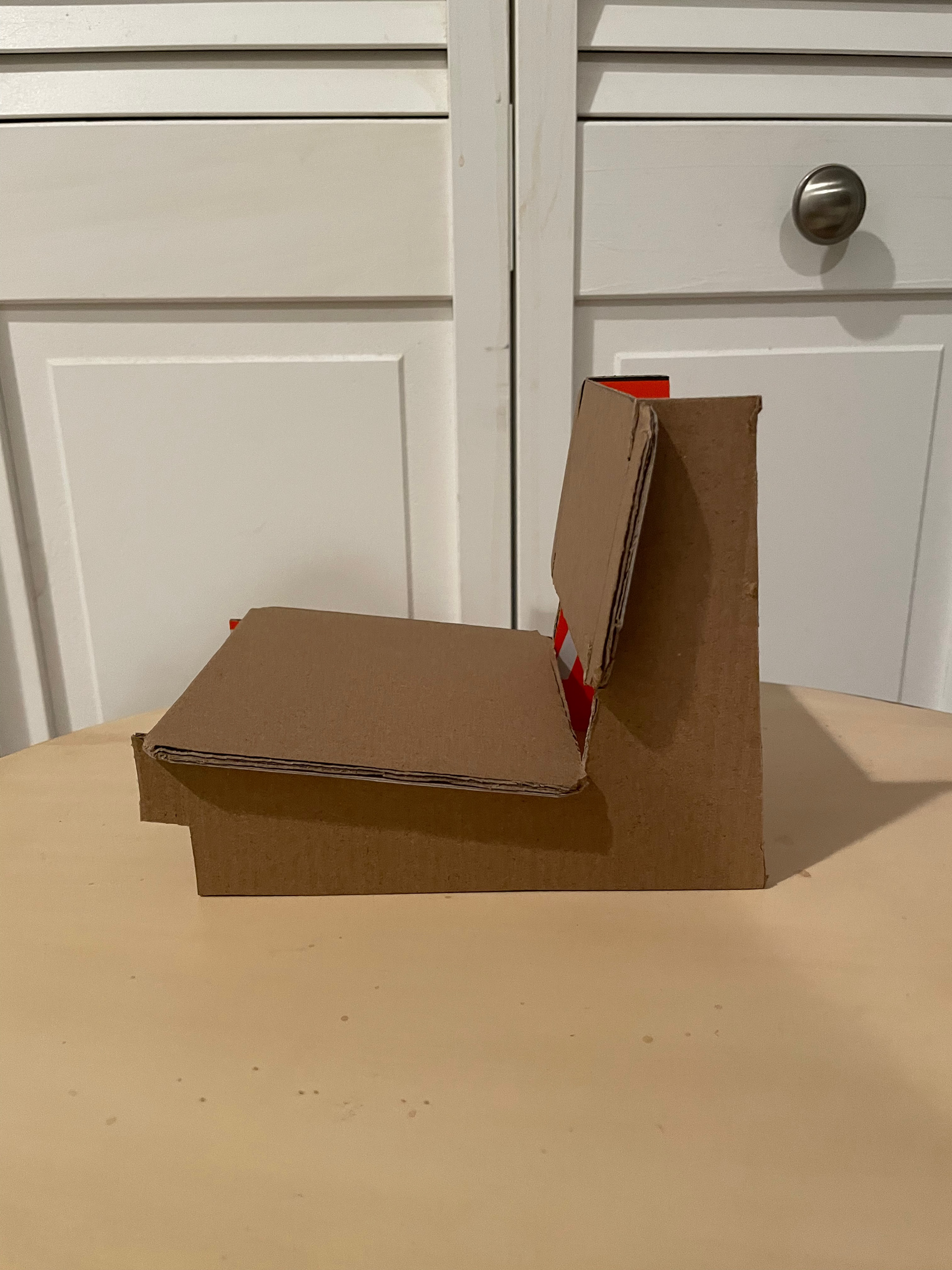 cardboard model