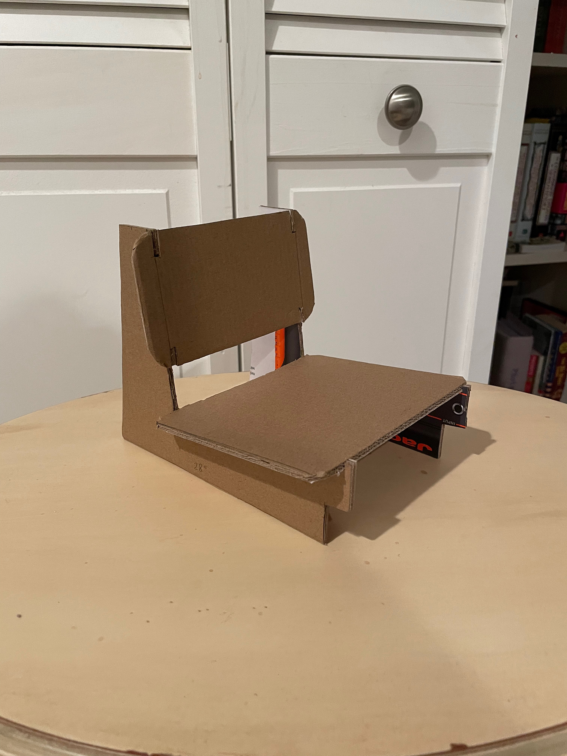 cardboard model