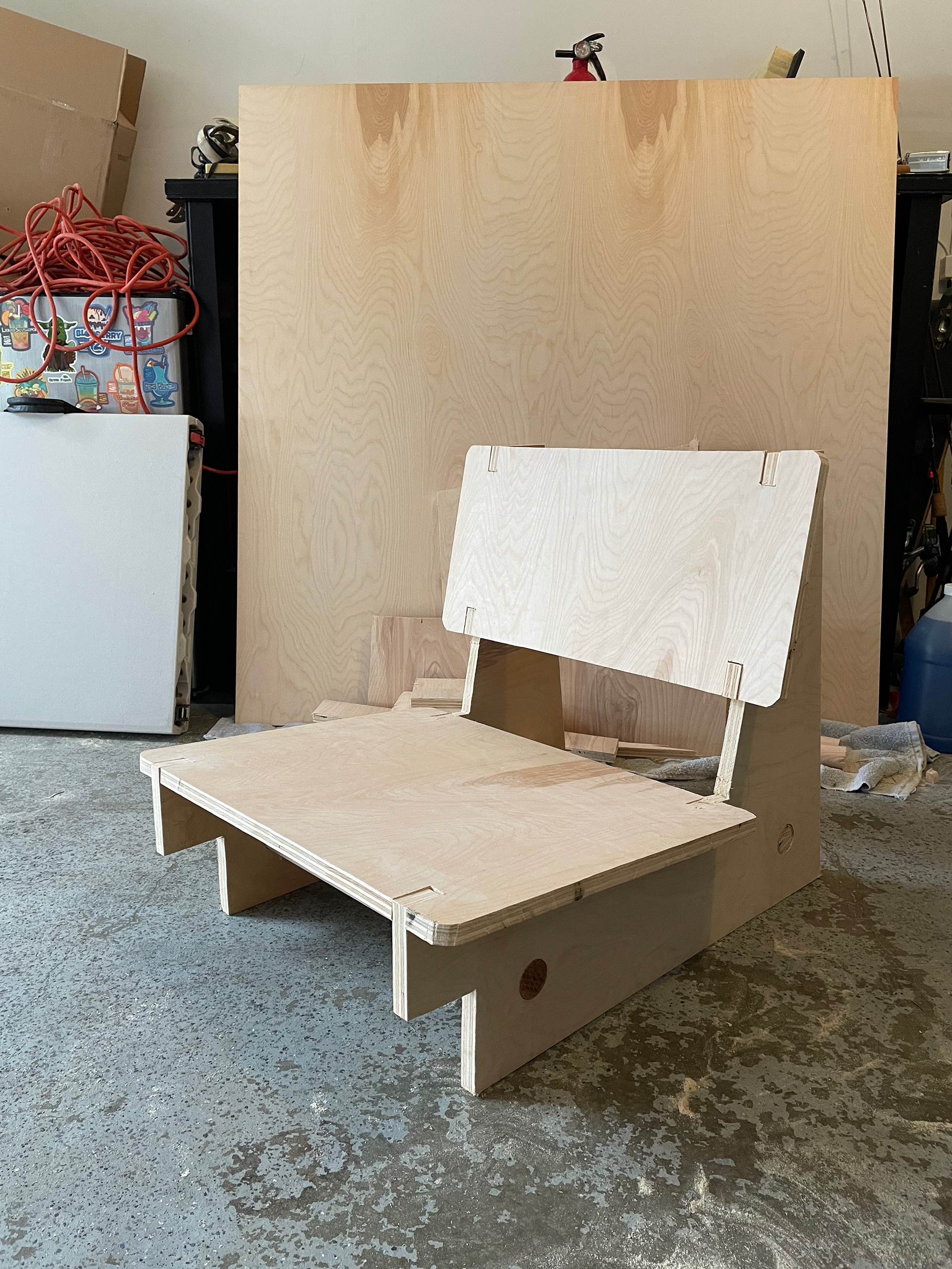 assembled chair (unfinished)