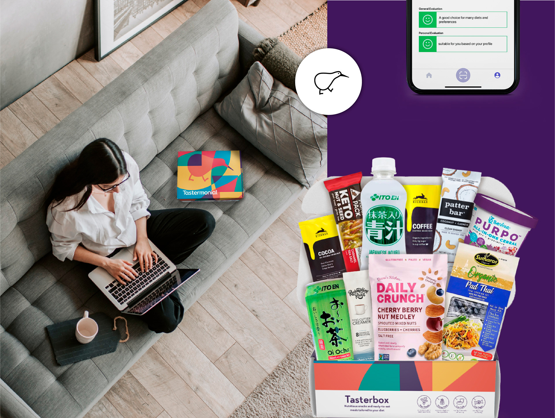 tastermonial branding brand identity and brand development graphic design for start-ups mockup packaging