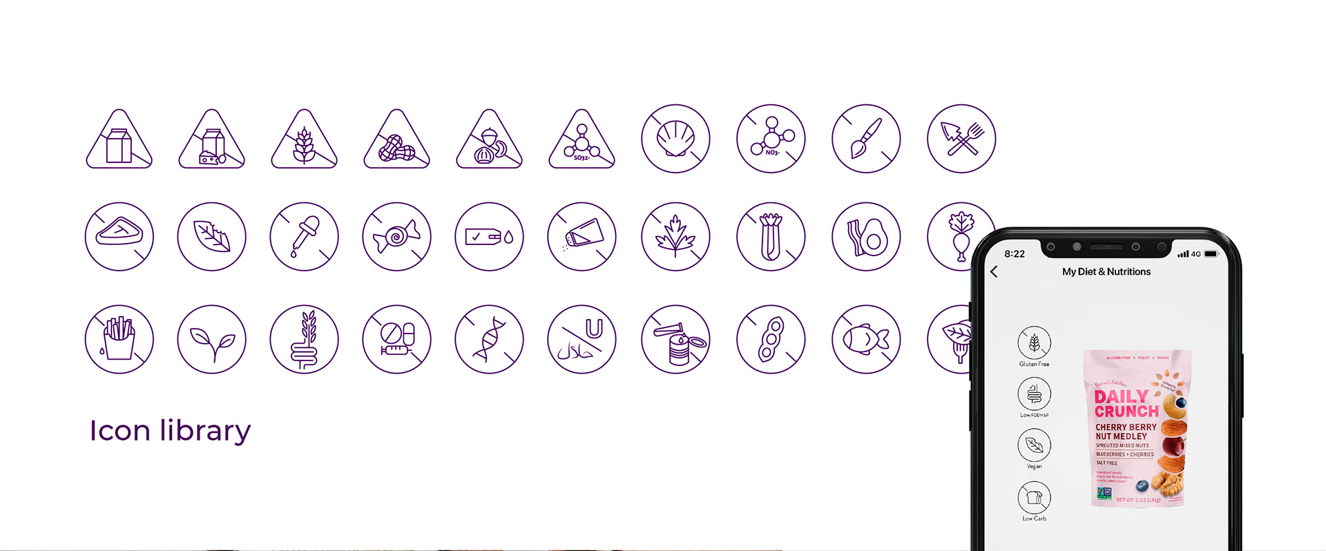 tastermonial branding brand identity and brand development graphic design for start-ups iconography icons