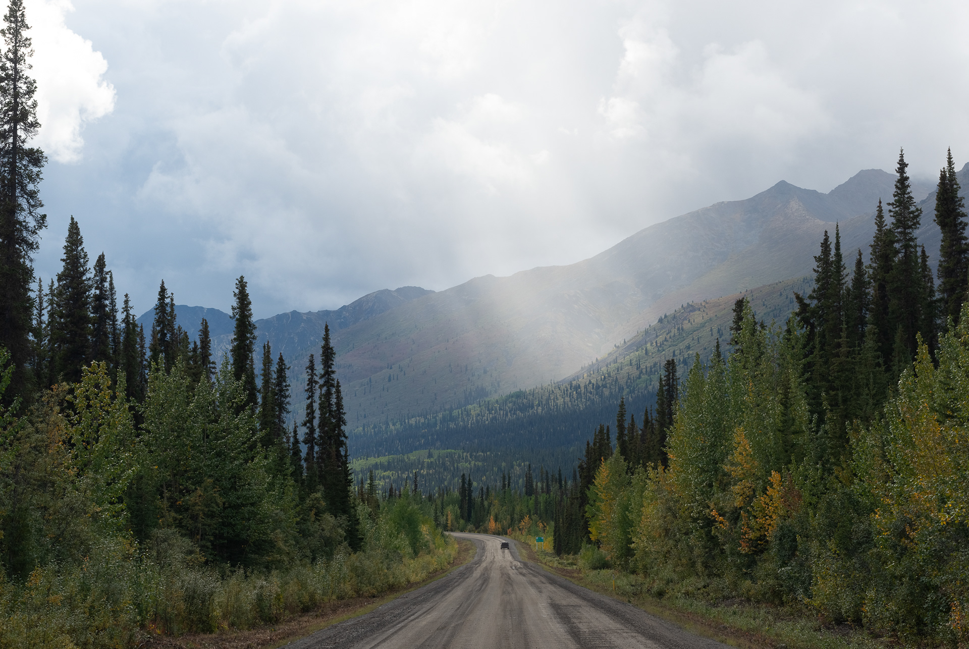 Driving up the Dempster Highway