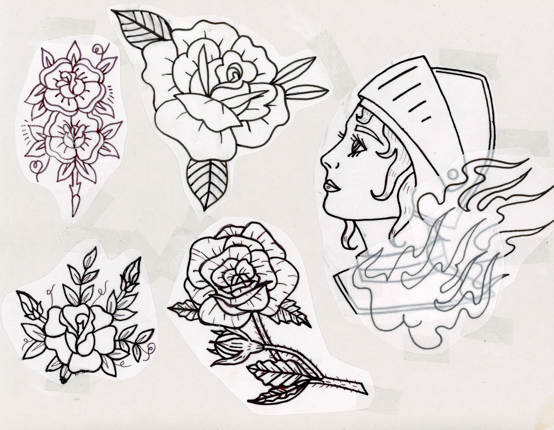 Page Eighteen, 2024-2025, marker on vellum