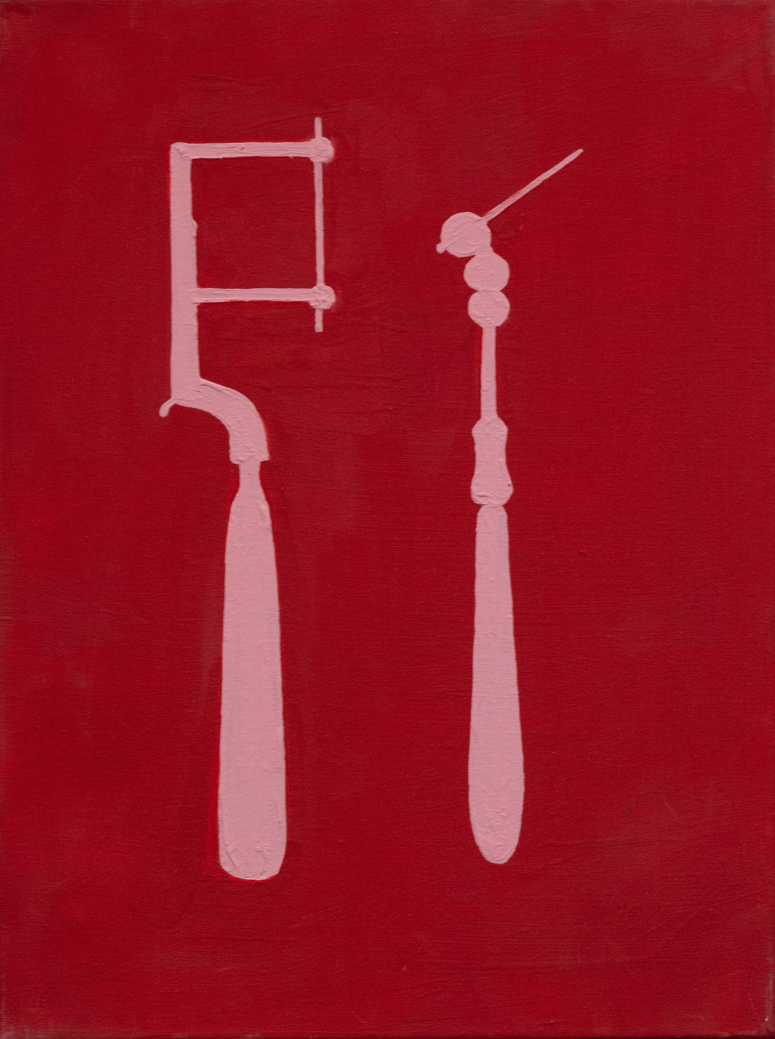 Sawbones V, 2020, acrylic on canvas