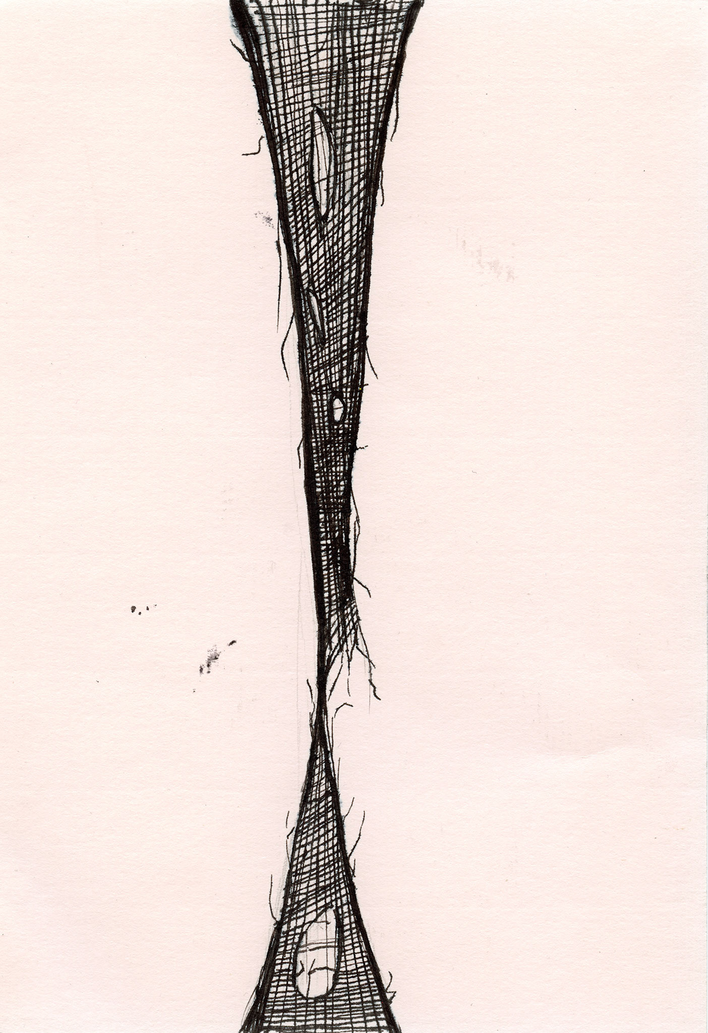 Resistance (for Friendzine Issue 2, 2024, ink quill on paper