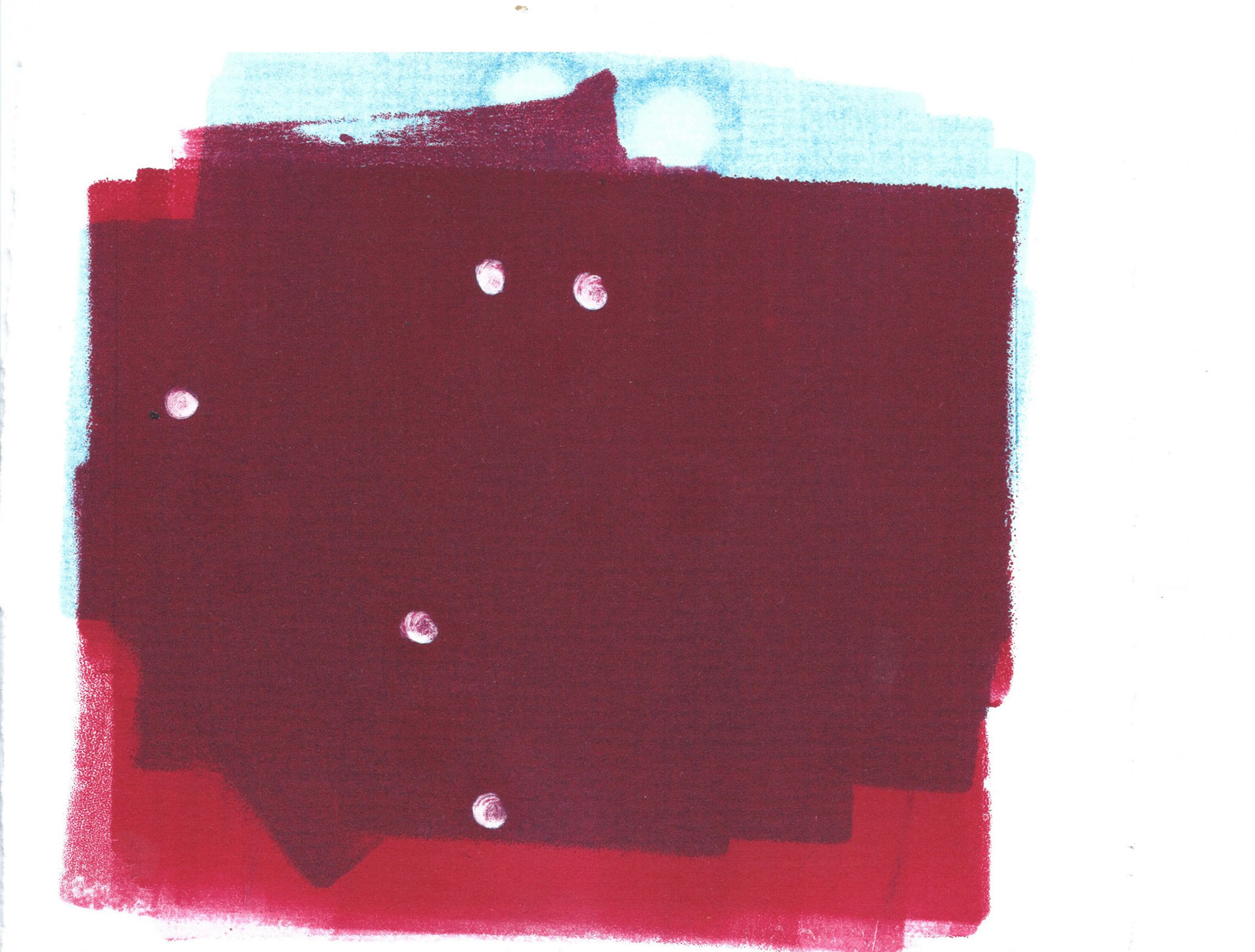 Now in 3D! I, 2019, monoprint