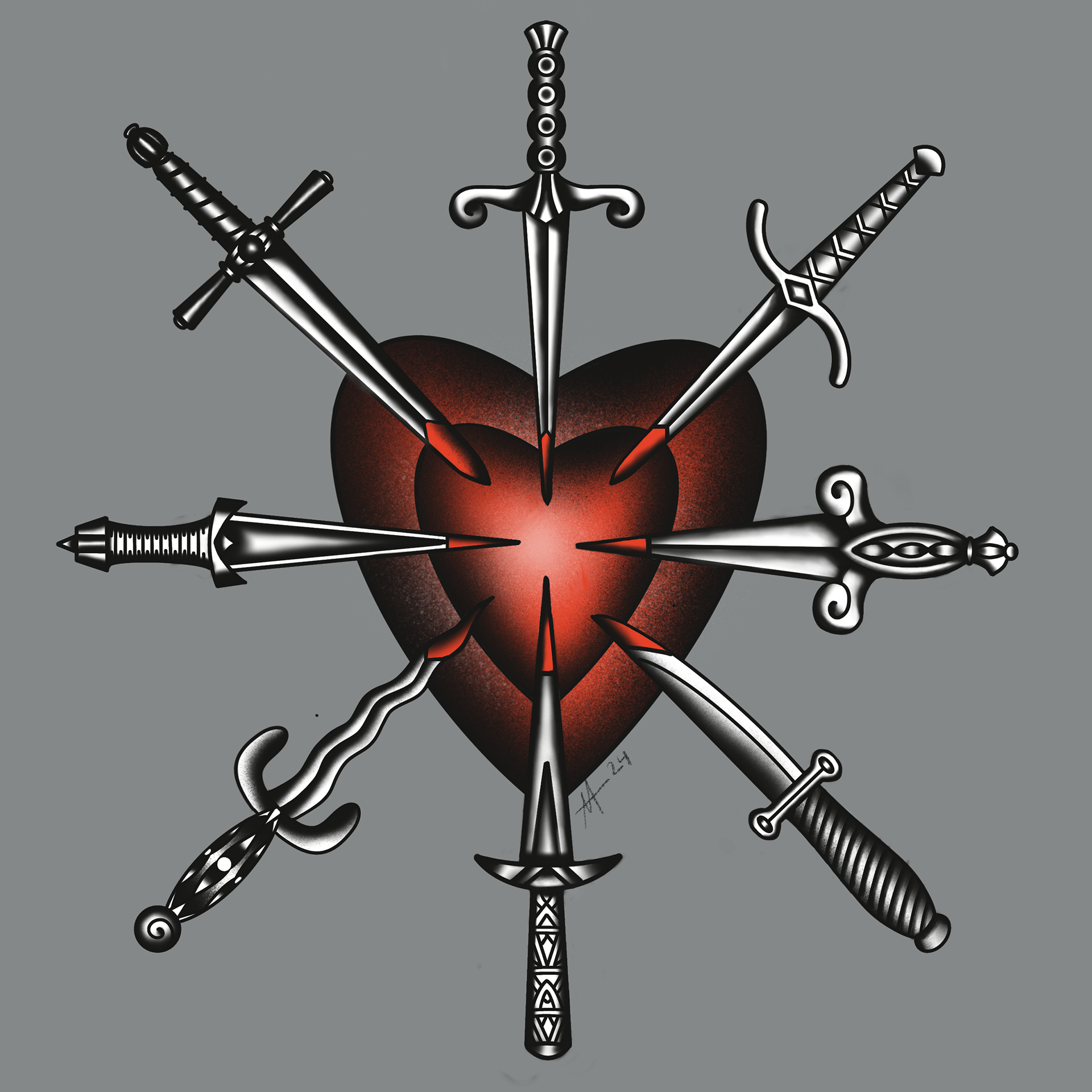 Daggers, 2025, digital
