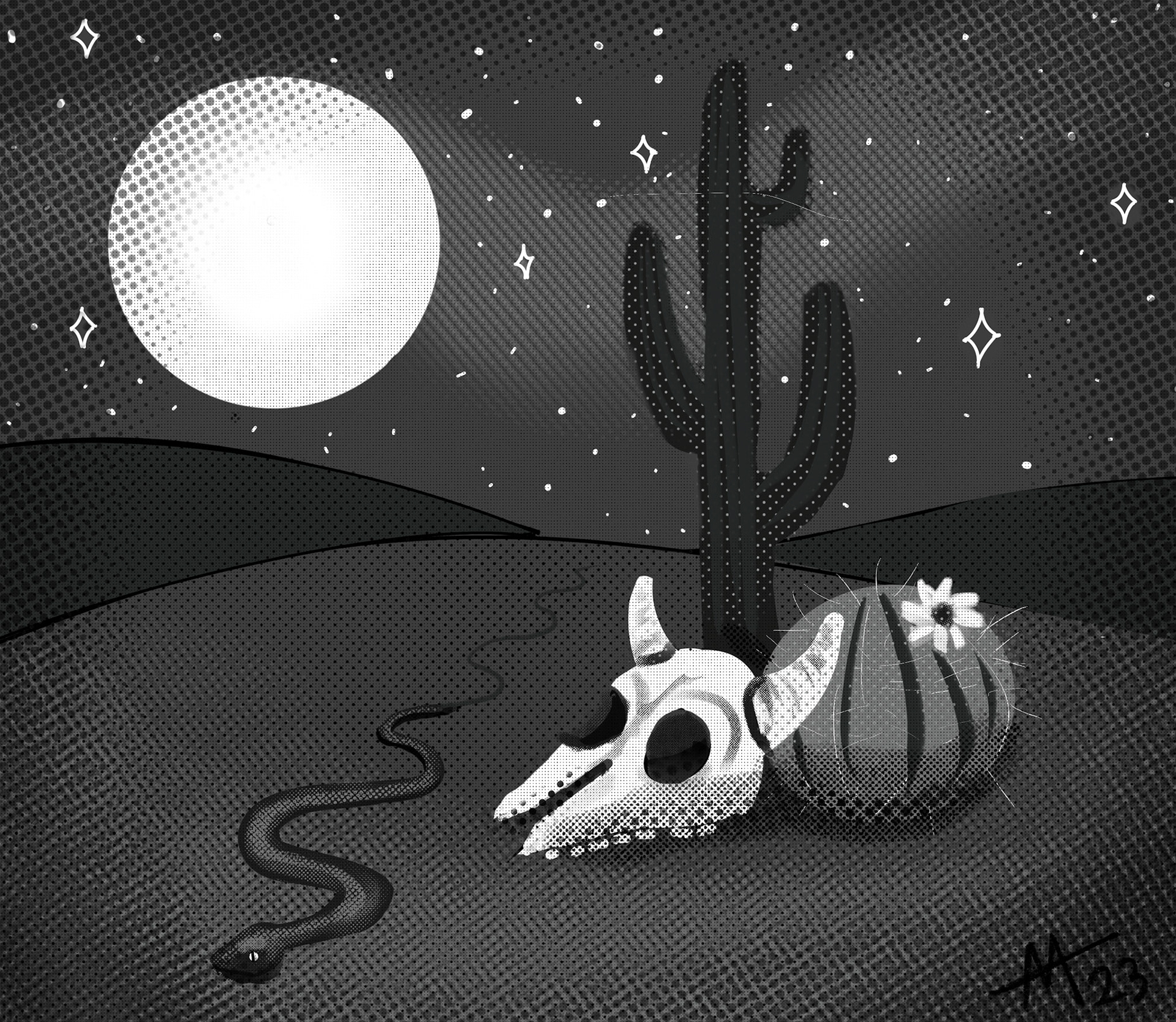 Desert, 2023, digital