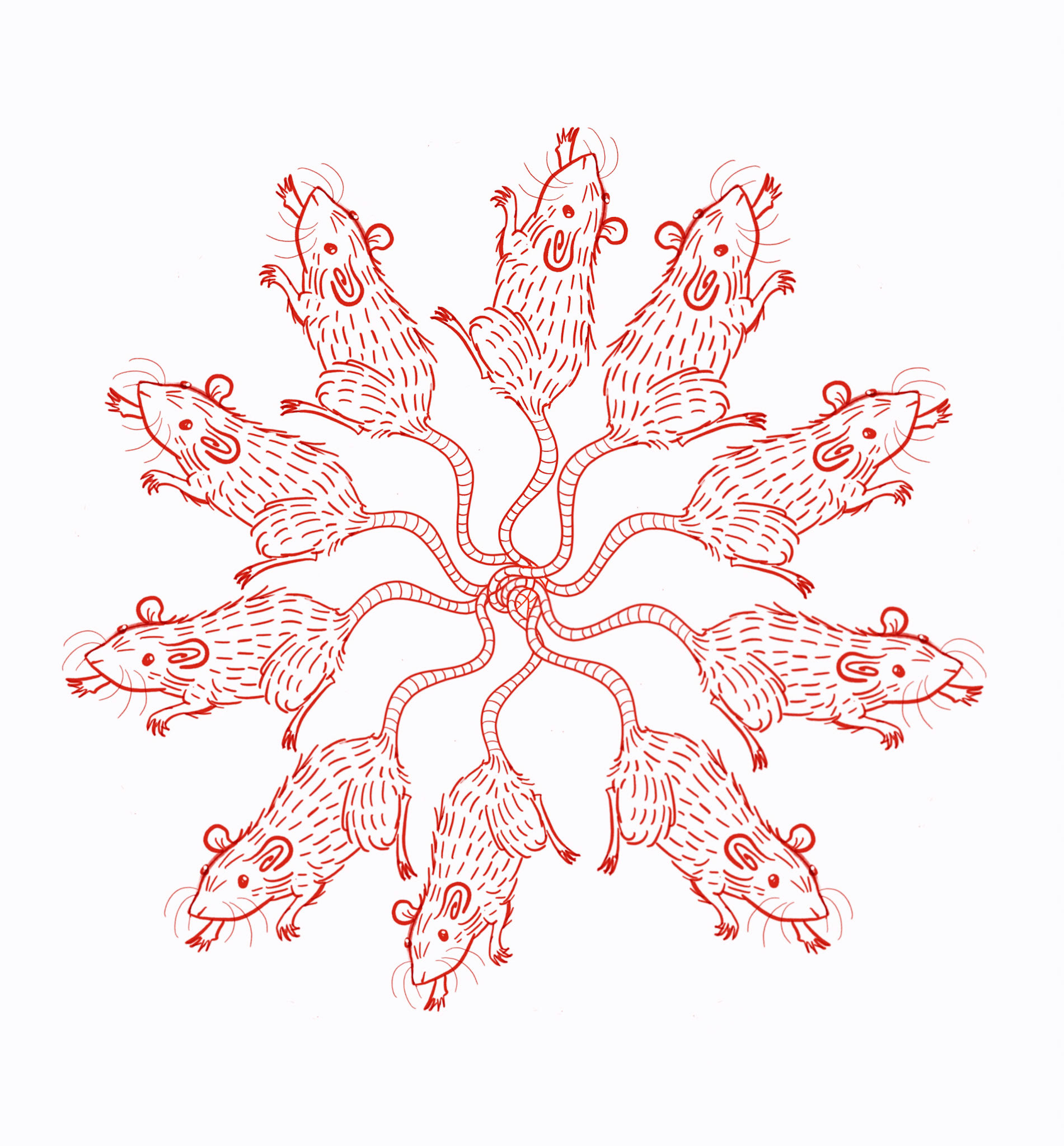 Rat King, 2023, digital