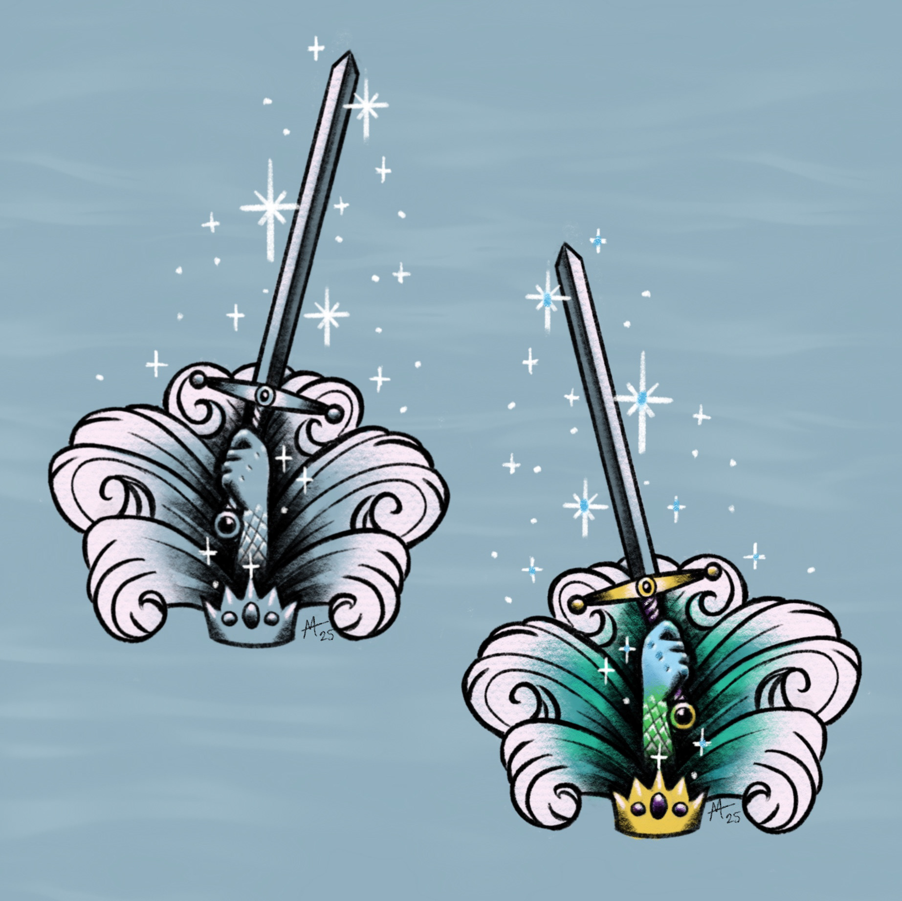 Lady of the Lake, 2025, digital