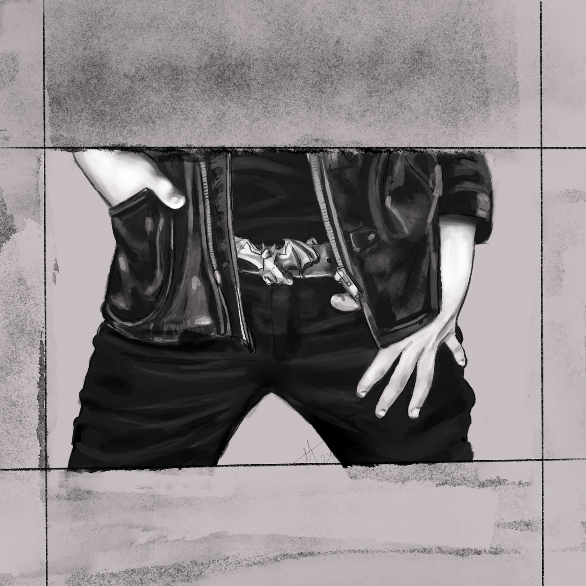 Bat Belt, 2024, digital