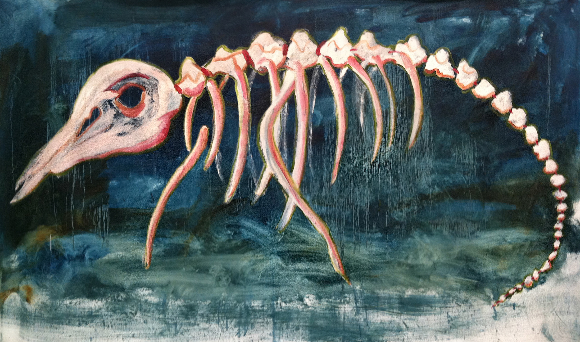 Whale-like, 2013, Oil on canvas