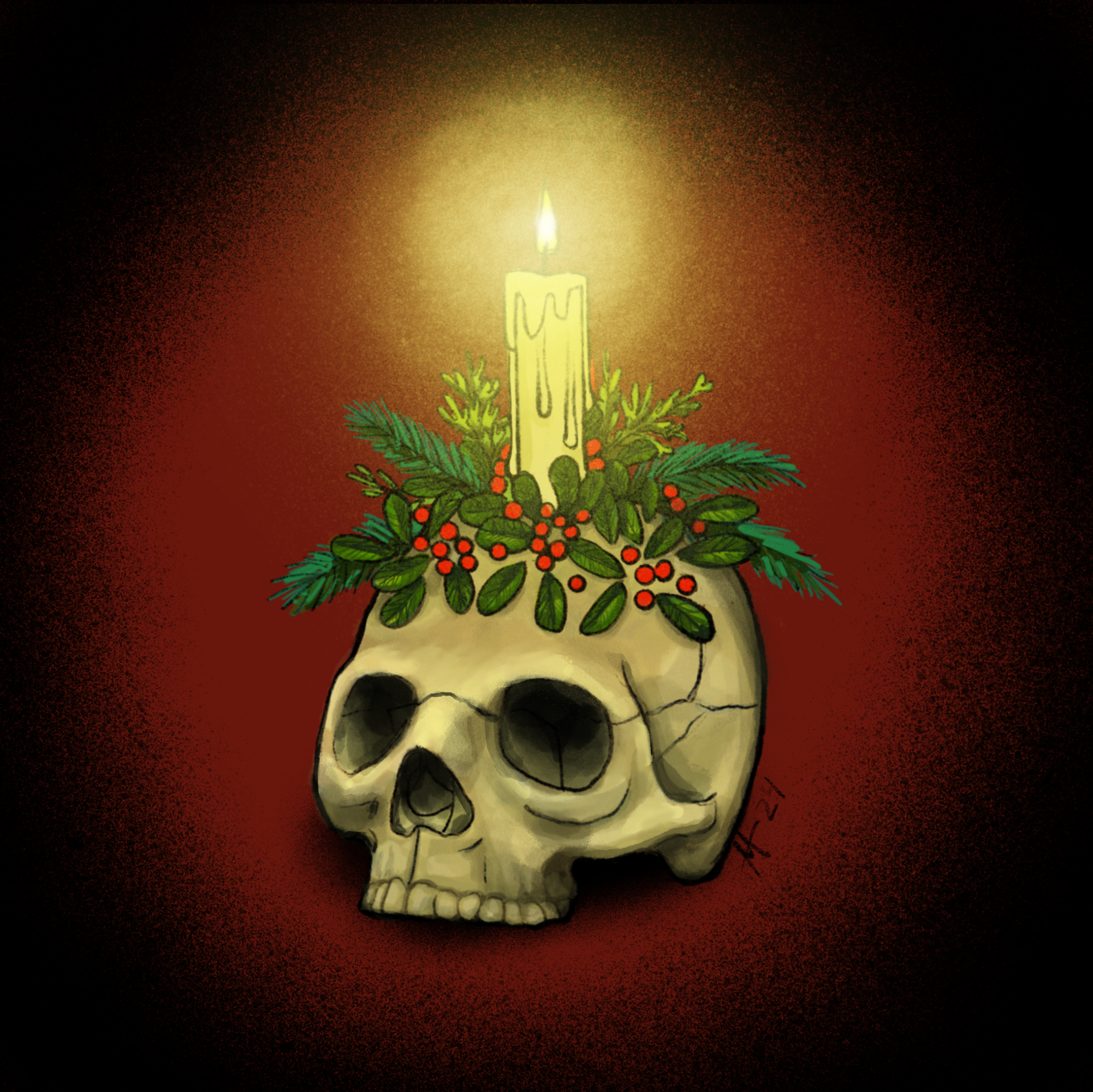 Christmas Ghosts, 2024, digital