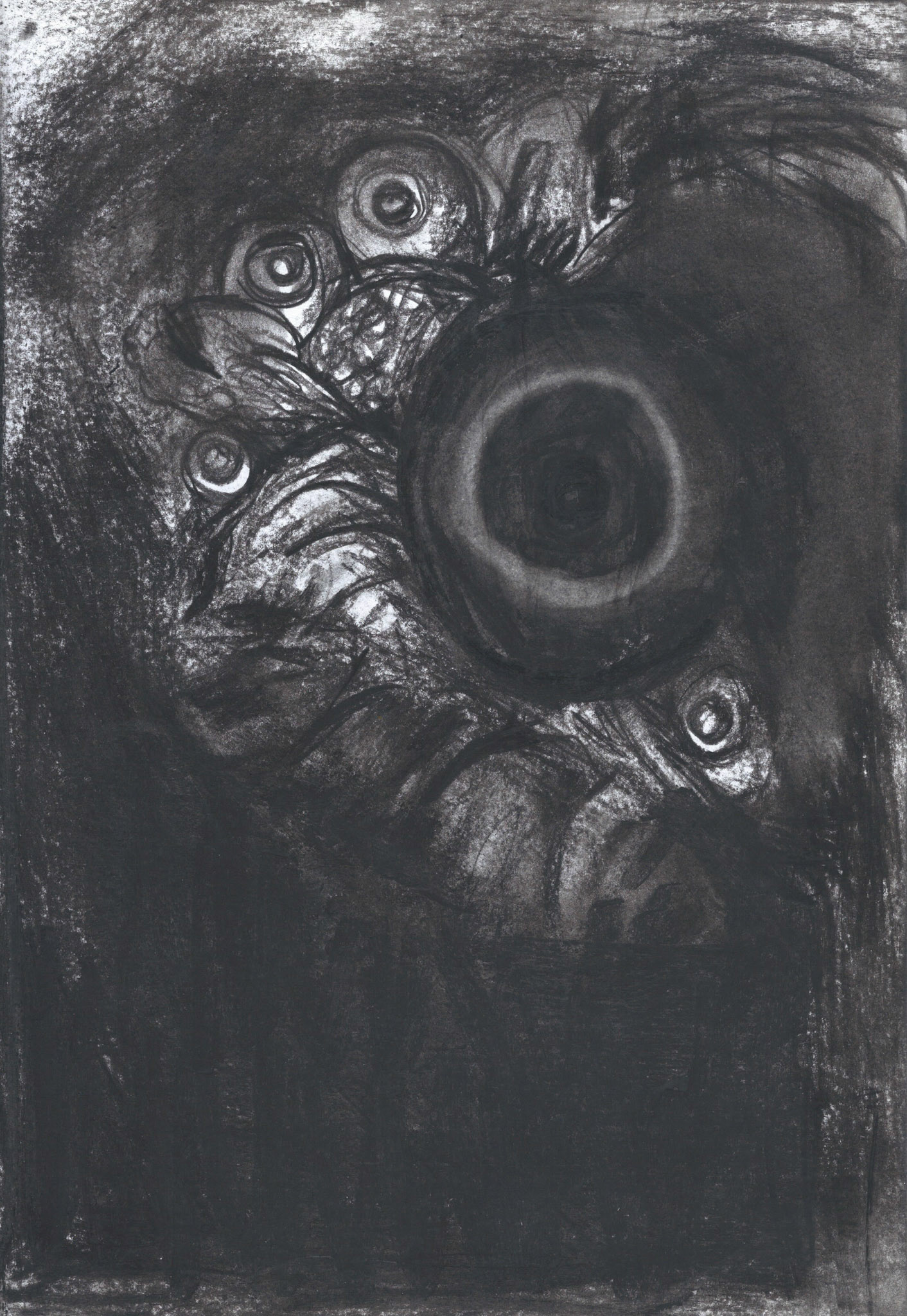 Abstract Charcoal, 2020, charcoal