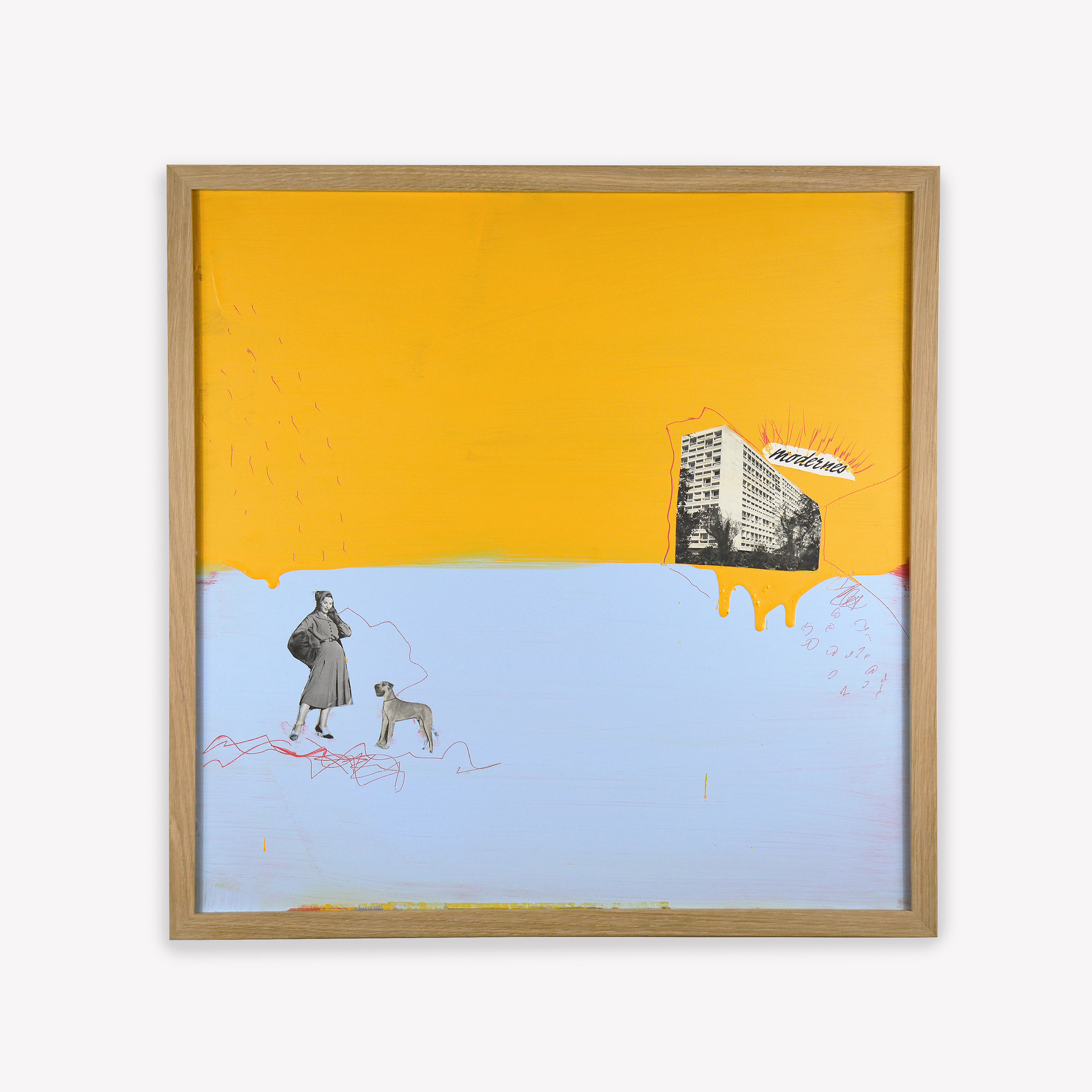 La vie moderne - 60 x 60 cm