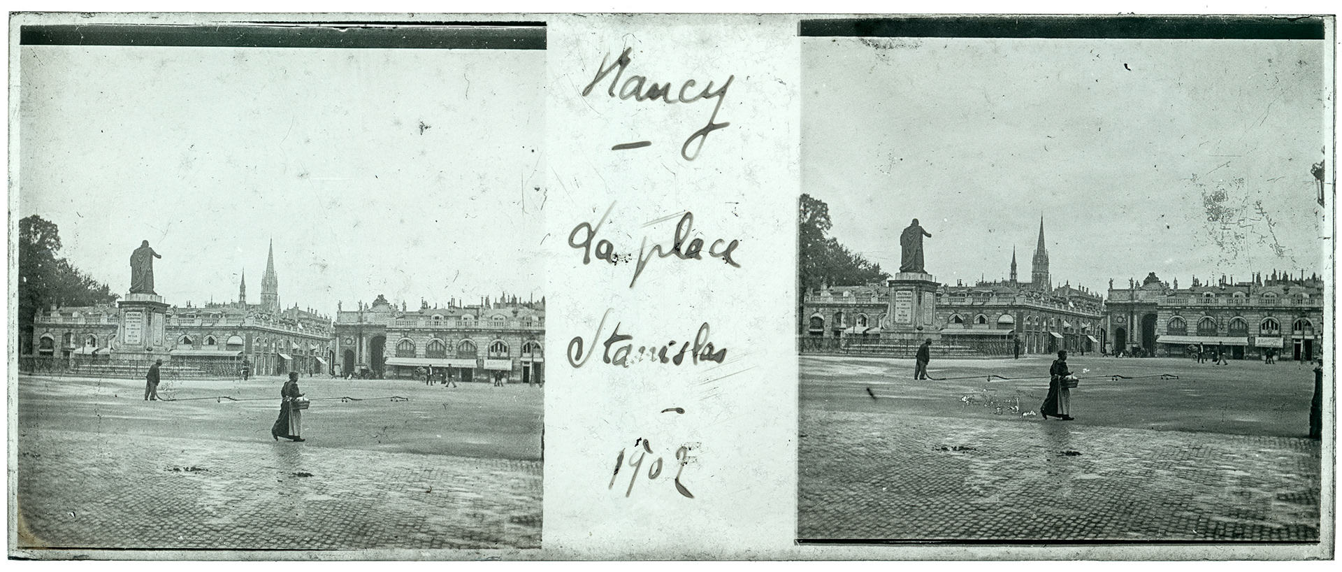 1497_ France-Nancy Place Stanislas - 1902 - "Nancy - La place Stanislas - 1902"