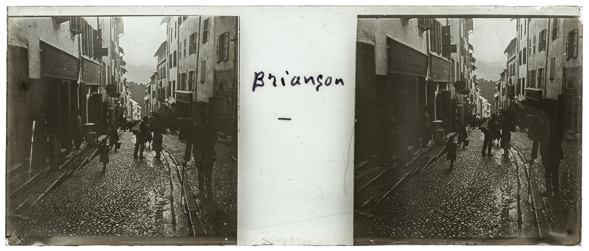 1854_ France-Briançon Grande Rue - 1908 - "Briançon"