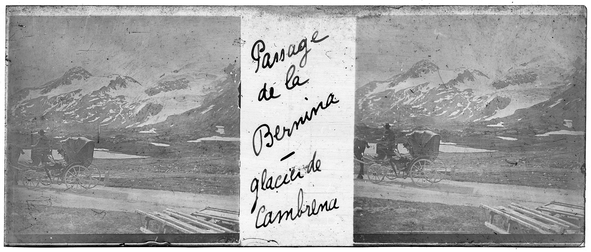 1760_ Suisse-Poschiavo Cabrena - "Passage de la Bernina - Glacier de Cambrena"
