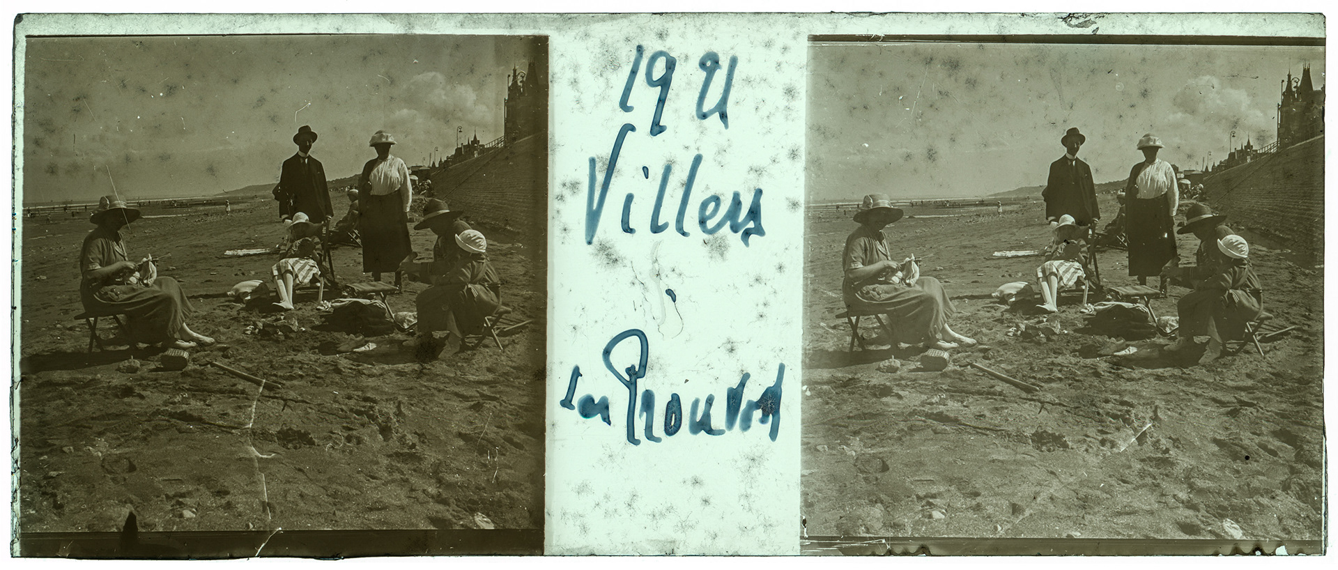 0759_ France-Villers-sur-Mer plage - 1921 - "1921 Villers - Les Prouvost"