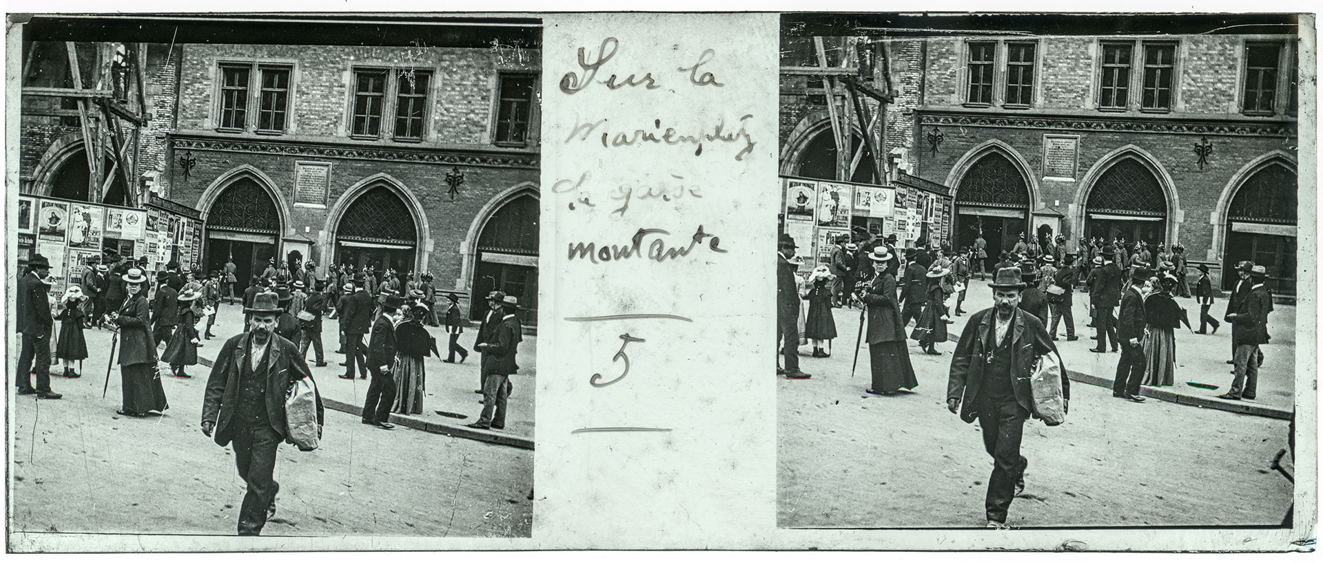 1500_ Allemagne-Munich Marienplatz - 1902 - "Sur la Marienplatz - La garde montante - 5"