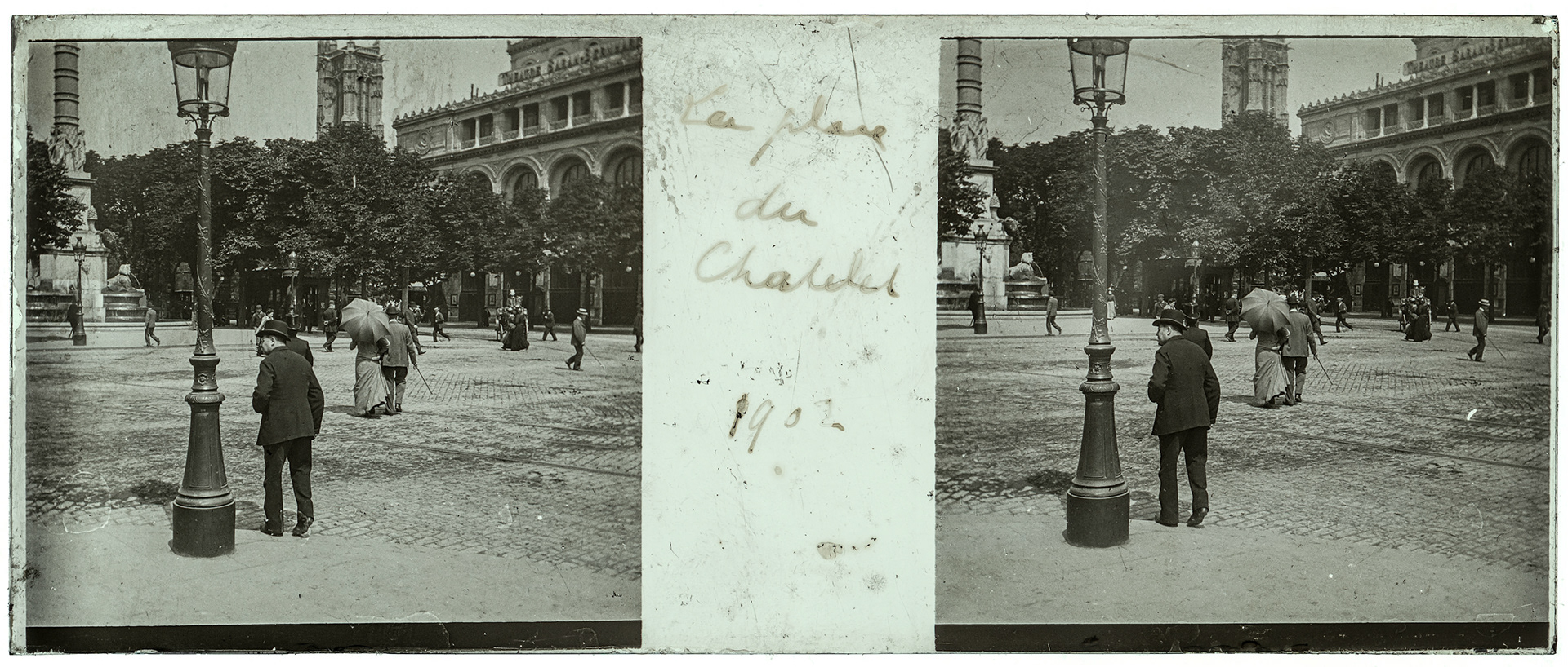 2175_ France-Paris place de Chatelet - 1902 - "La place du Chatelet 1902"