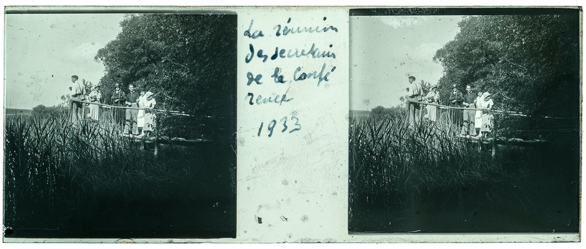 0734_ Belgique-Chimay - 1933 - "La réunion des secrétaires de la conférence 1933"