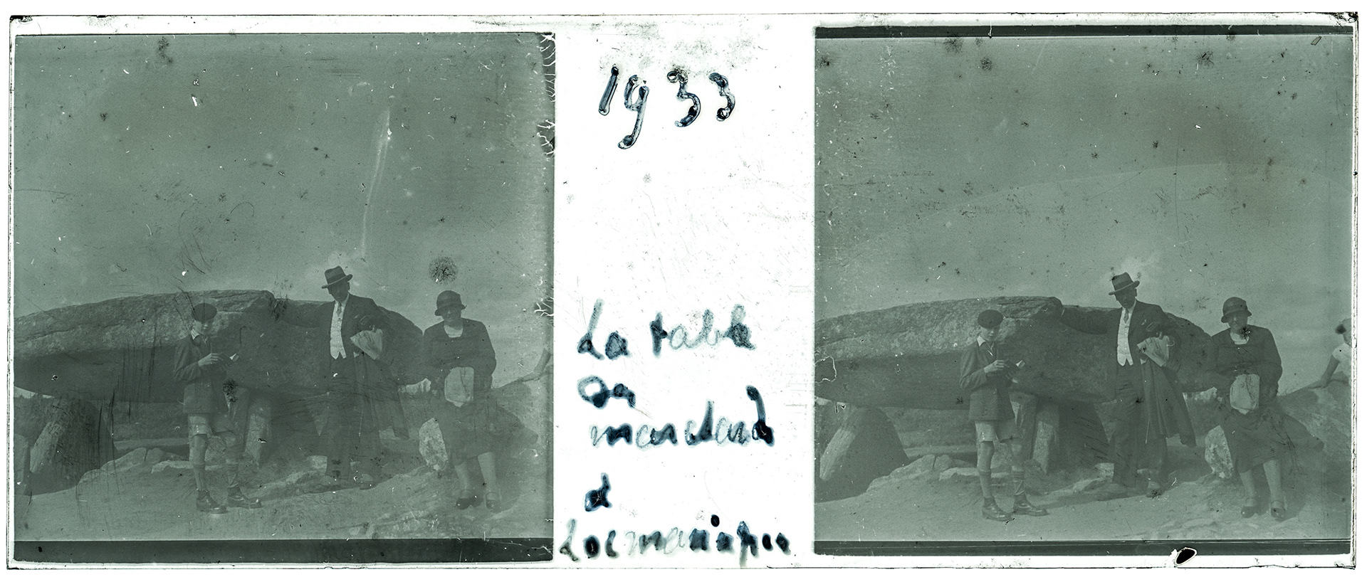 0286_ France-Locmariaquer - 1933 - "1933 La table des marchands à Locmariaquer"