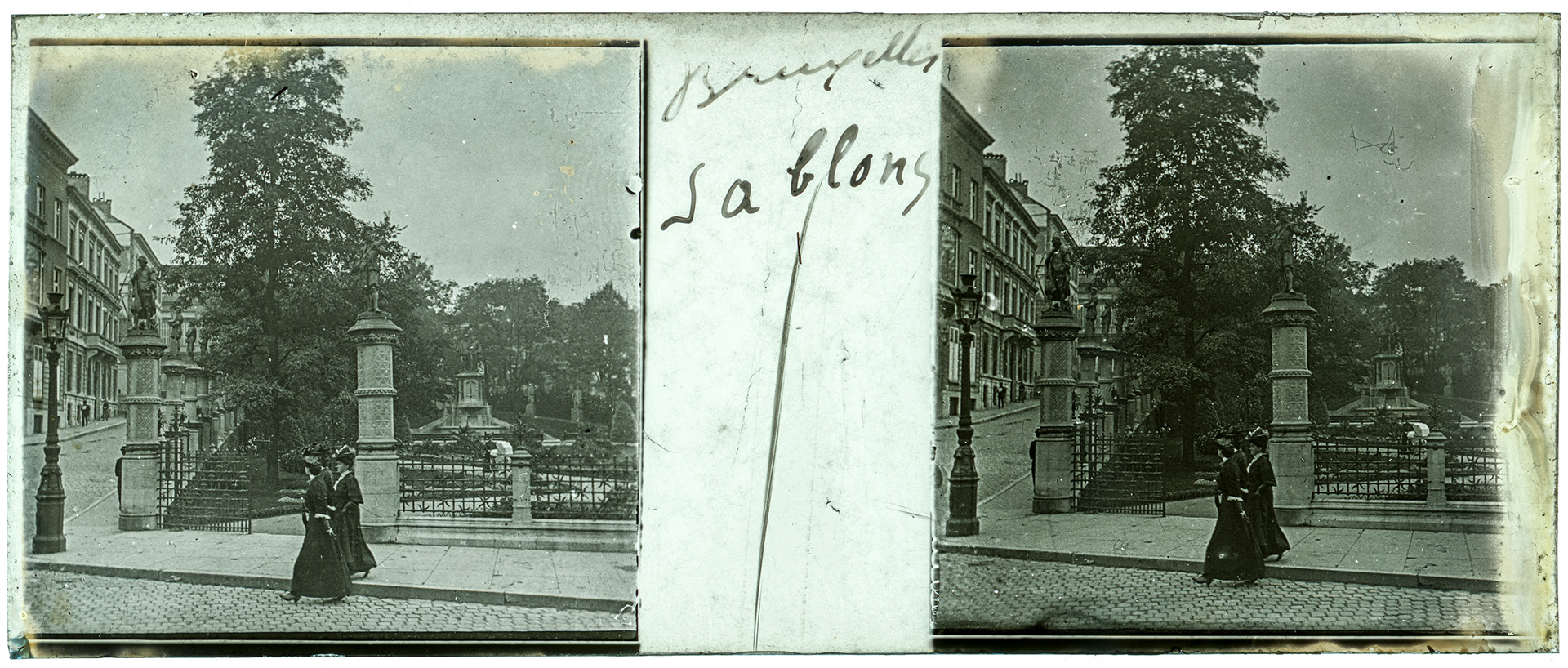 1512_ Belgique-Bruxelles 2 place du petit Sablon - 1909 - "Bruxelles Sablons"