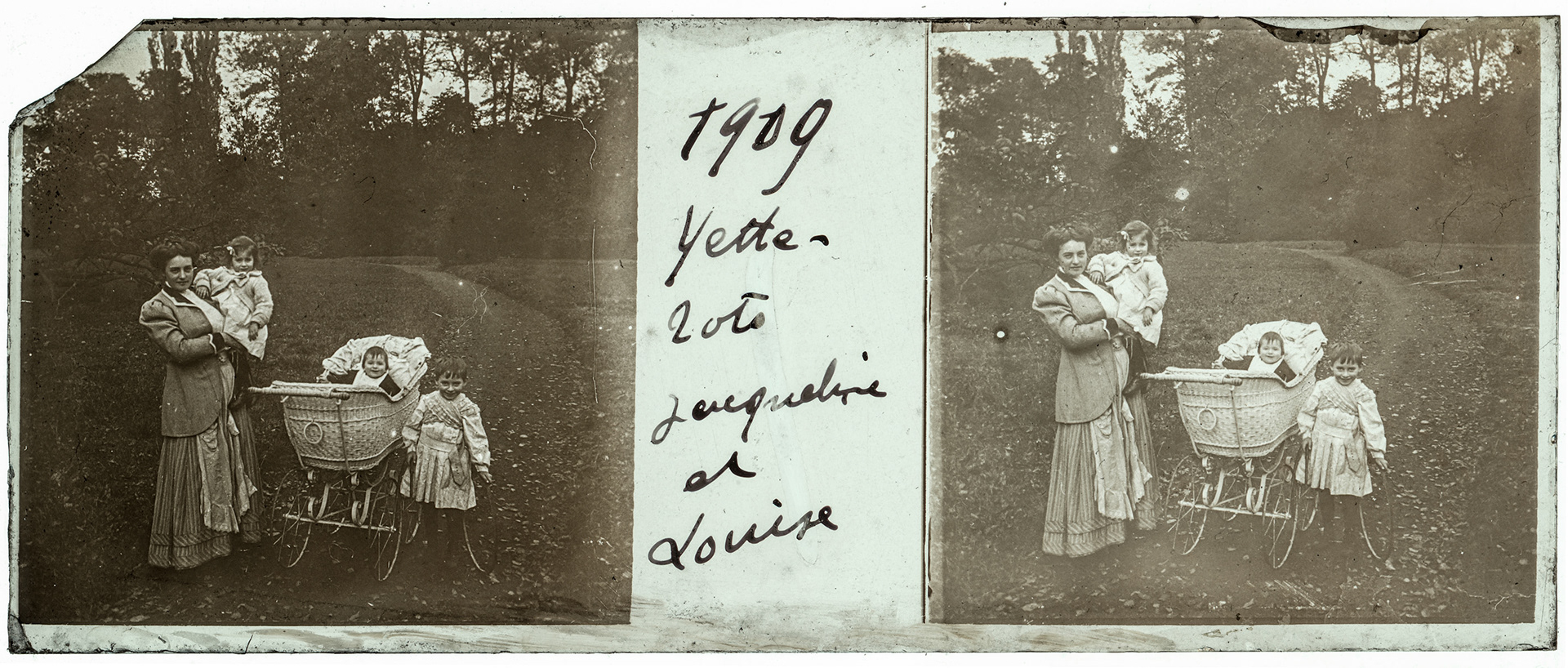 2074_ France-Lille-Esquermes - 1909 - "1909 Yette Toto Jacqueline et Louise"