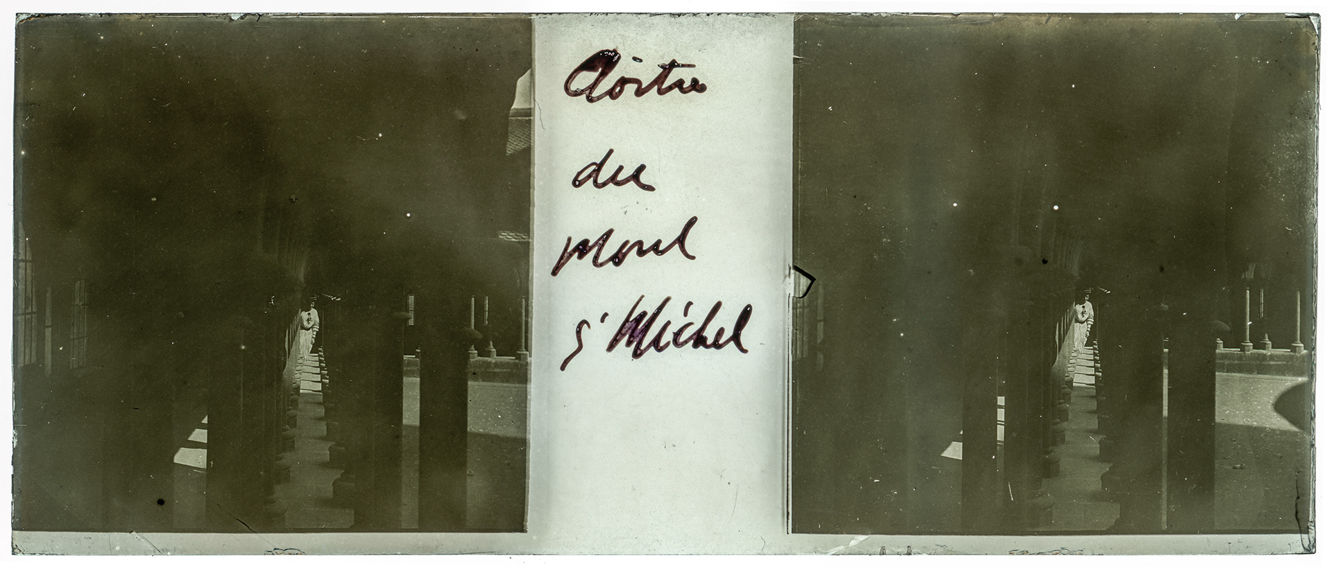 0455_ France-Mont Saint-Michel - 1933 - "Cloître du mont saint-michel"