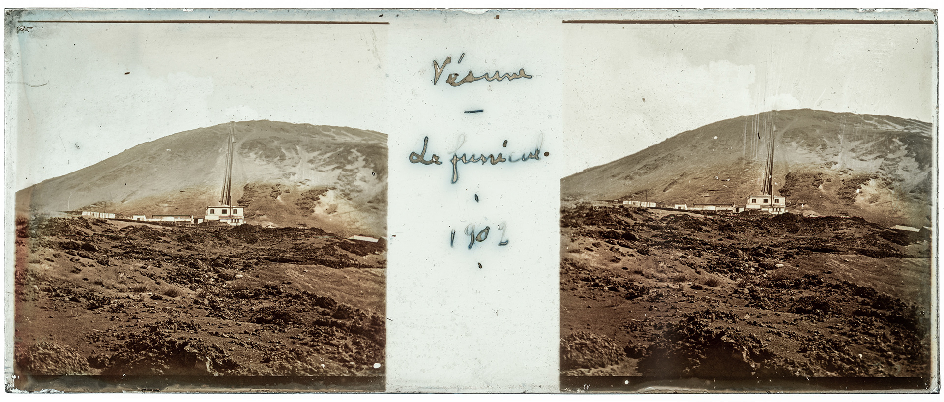 2043_ Italie-Ercolano Vesuvio - 1902 - "Vésuve - Le funiculaire - 1902"