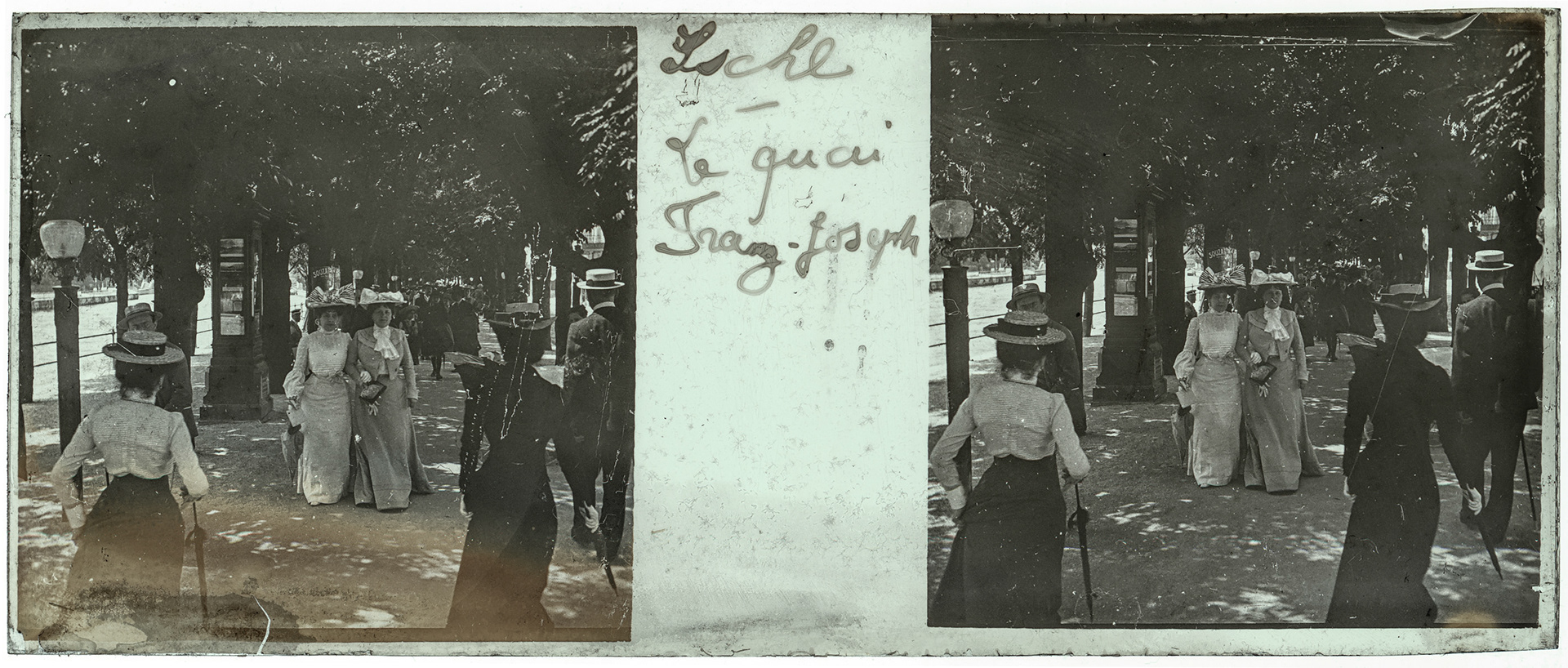 2144_ Autriche-Bad ISchl Franz-josef-strasse - 1902 - "Ischl - Le quai Franz-Joseph"