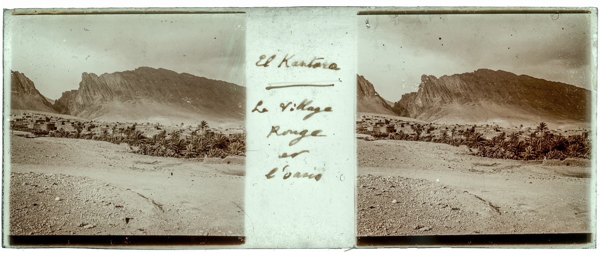 1235_ Algérie-El Kantara - 1929 - "El Kantara - Le village rouge et l'oasis"