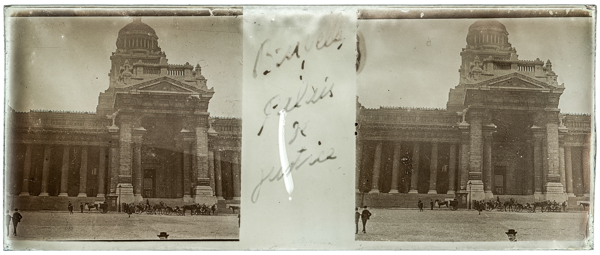 0809_ Belgique-Bruxelles palais de Justice - 1909 - "Bruxelles Palais de justice"