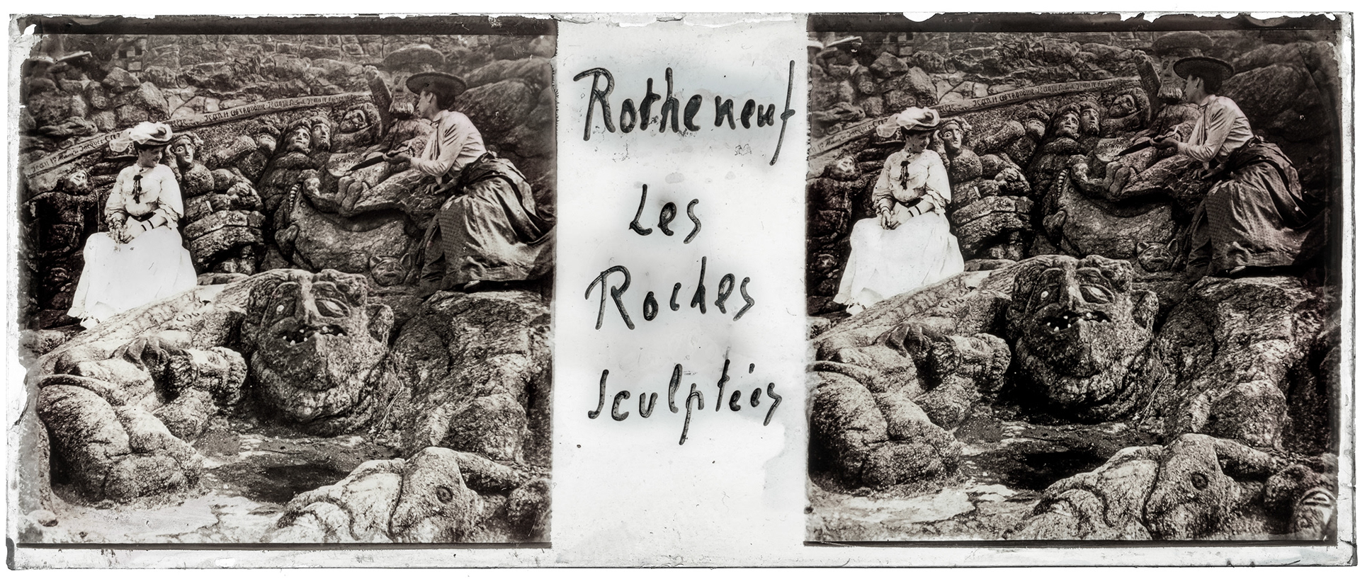 1992_ France-Rothéneuf rochers sculptés - "Rothéneuf Les Roches Sculptées"