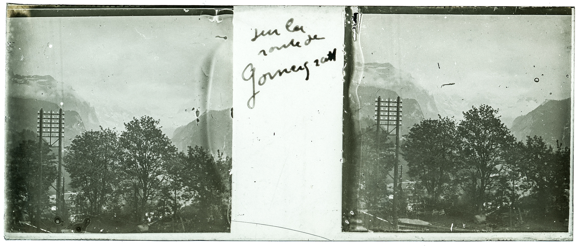 0351_ Suisse-Zermatt - 1902 - "Sur la route de Gormergratt"