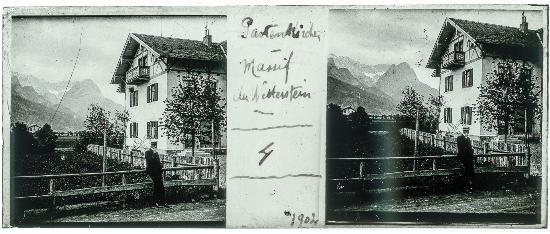 1552_ Allemagne-Partenkirchen - 1902 - "Partenkirchen - Massif du Wetterstein - 4 - 1902"