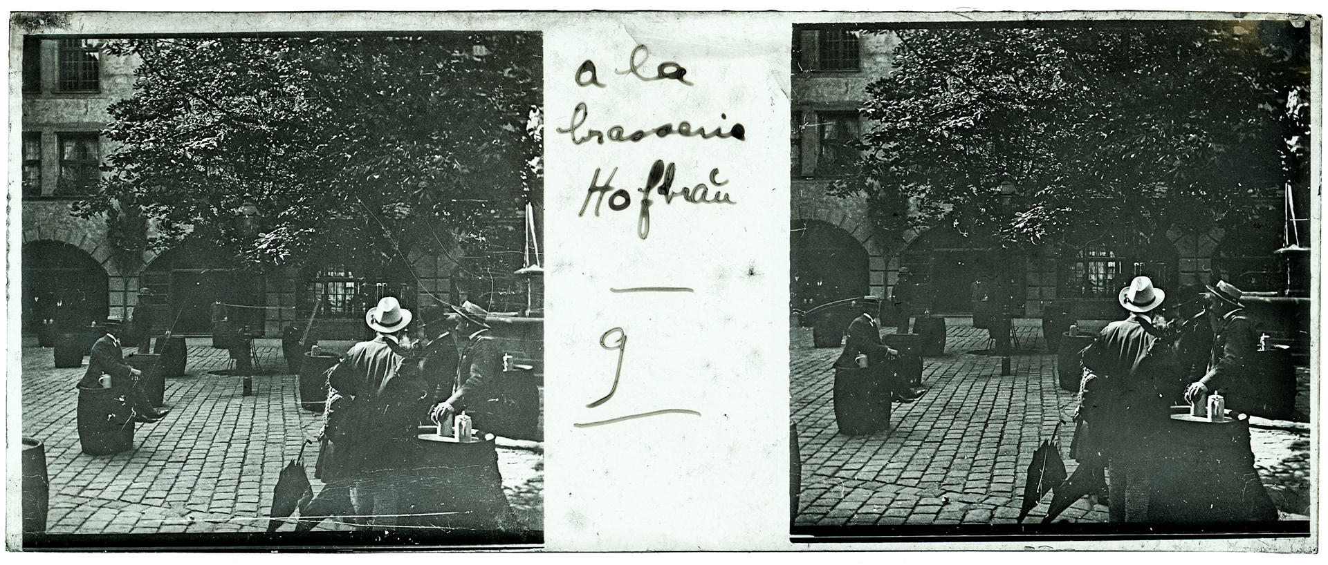 0234_ Allemagne-Munich 9 Platzl - "A la brasserie Hofbrau - 9"